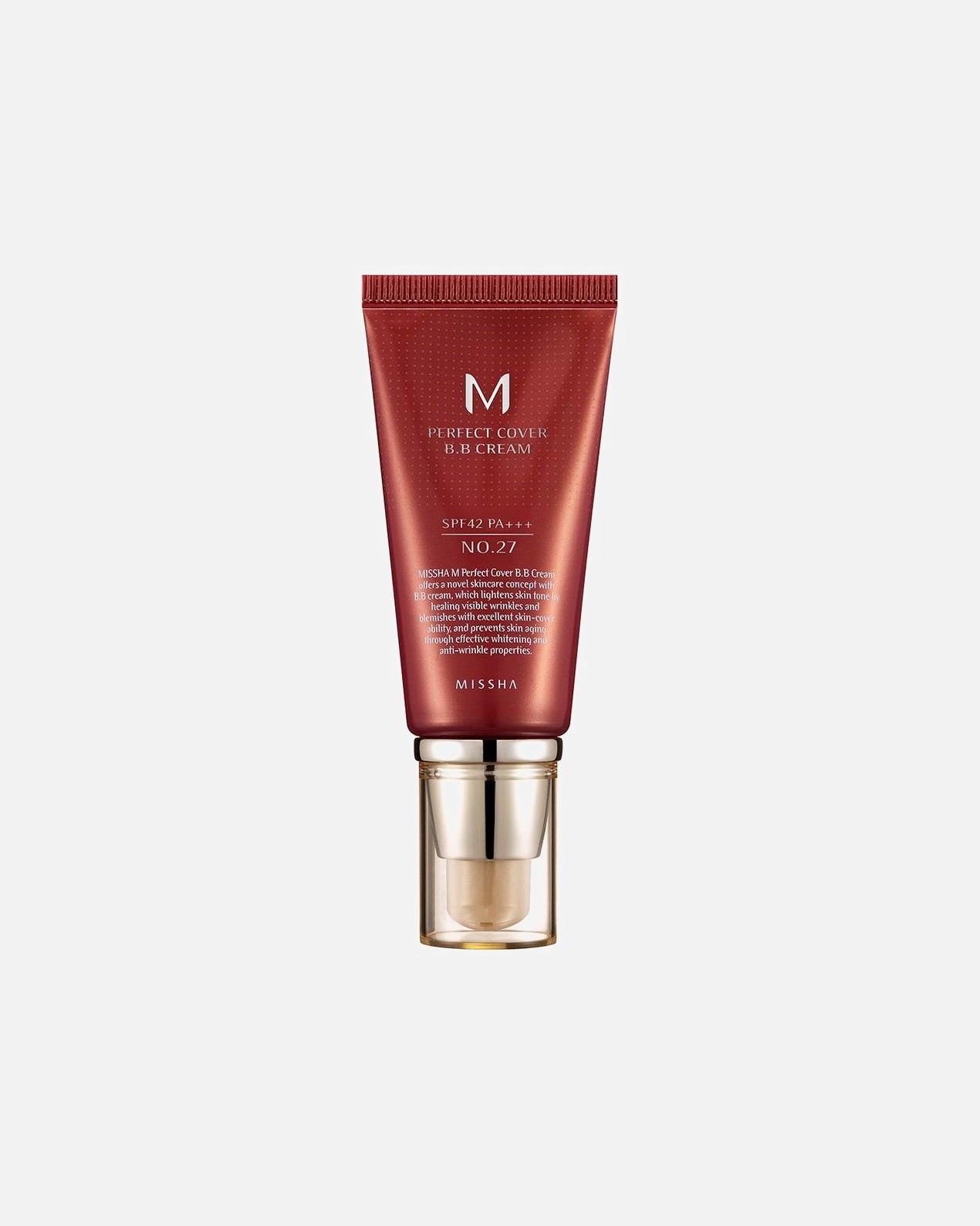 BB Cream di Unisex Missha M Perfect Cover BB Cream SPF42/PA+++ H.BEIGE - HONEY BEIGE