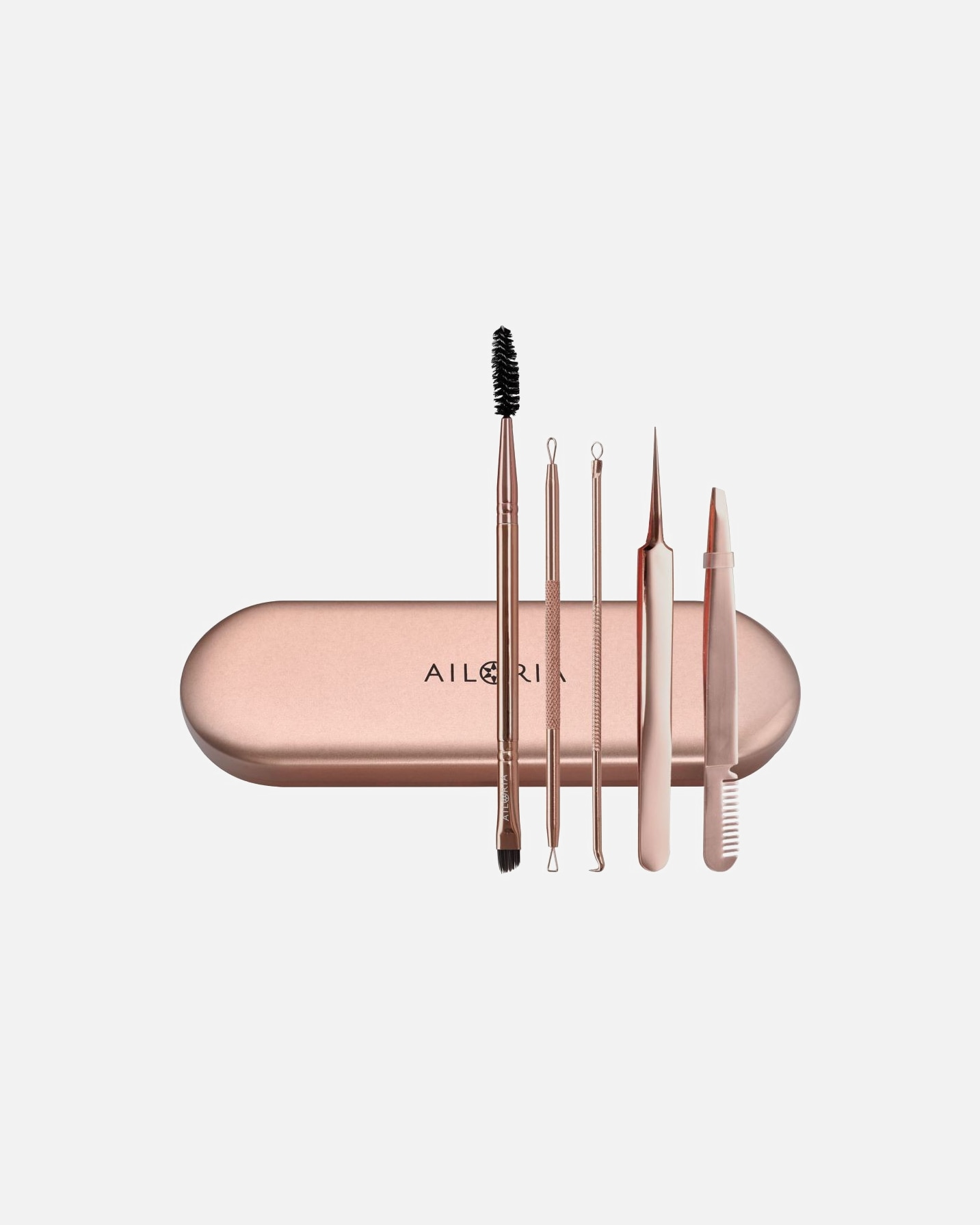Set cura del viso di Unisex Ailoria Pure PURE PRO Set rimozione punti neri e sopracciglia Rosegold