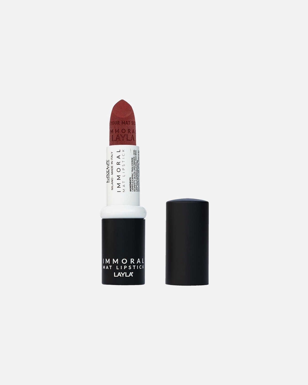 Rossetto di Femmina Layla Cosmetics Immoral Mat Lipstick N.8 Nairobi