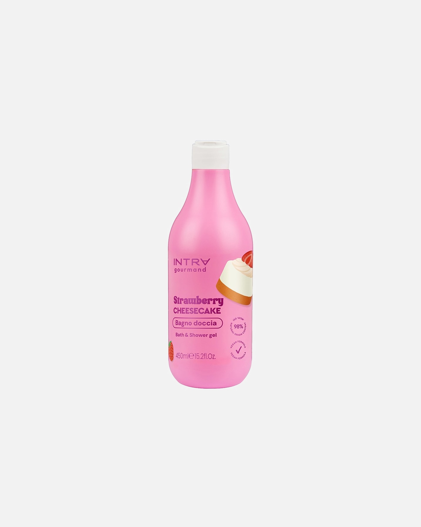 Bagnoschiuma di Unisex Intra GOURMAND STRAWBERRY CHEESECAKE BAGNO DOCCIA 450 ml