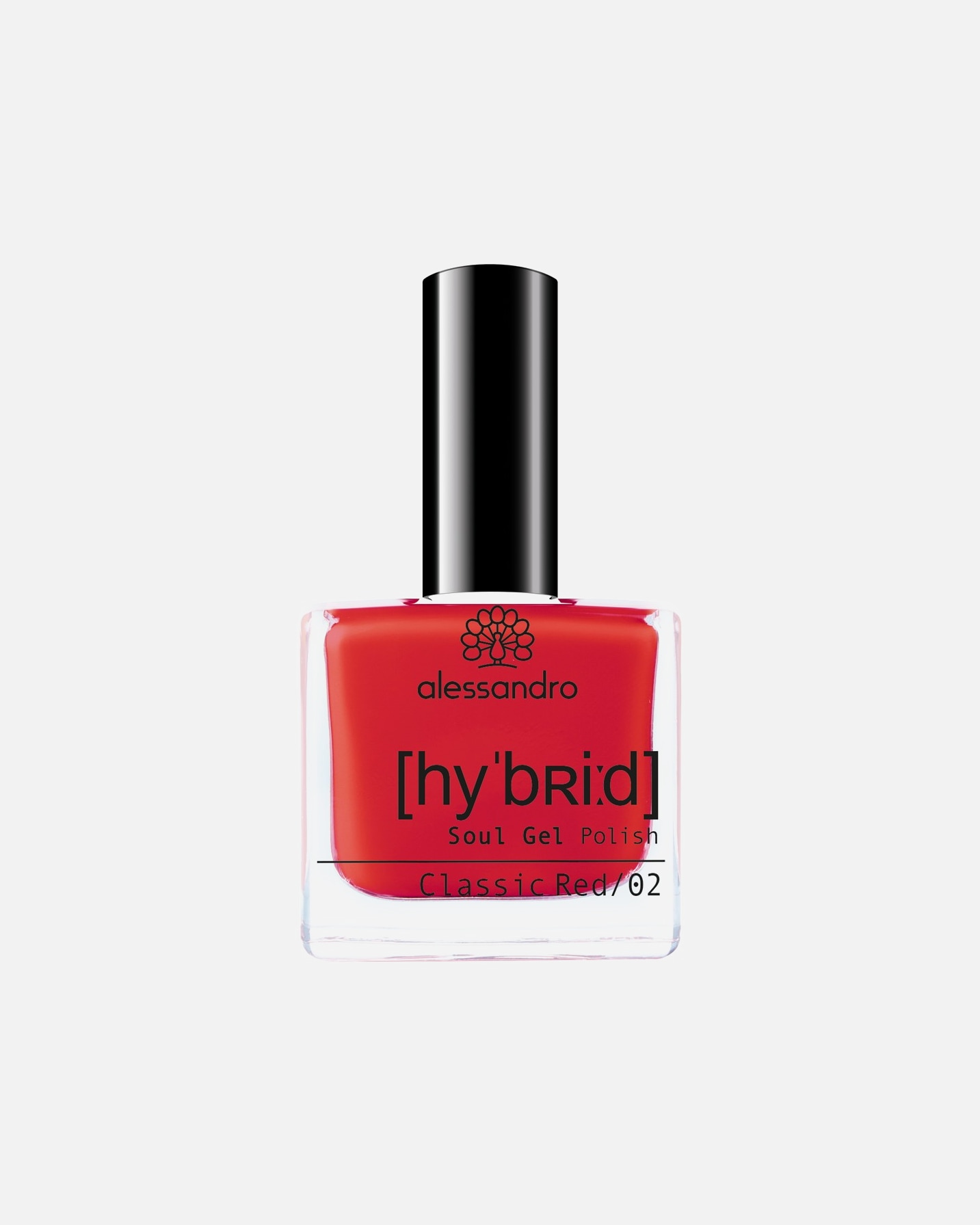Smalto per unghie di Unisex Alessandro Hybrid Gel Polish 100 Classic Red