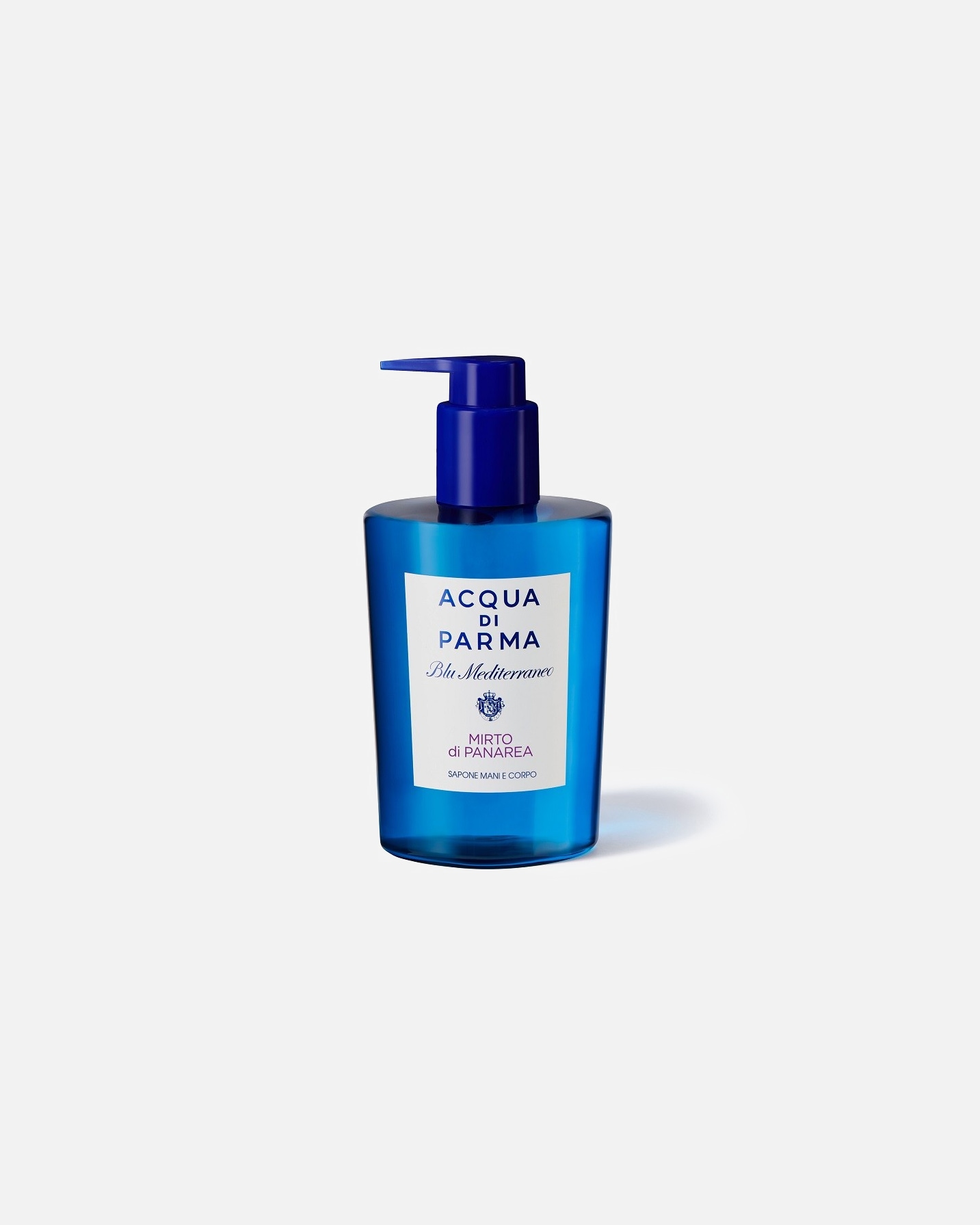 Bagnoschiuma di Unisex ACQUA DI PARMA Blu Mediterraneo Mirto di Panarea Sapone Mani e Corpo 300 ml