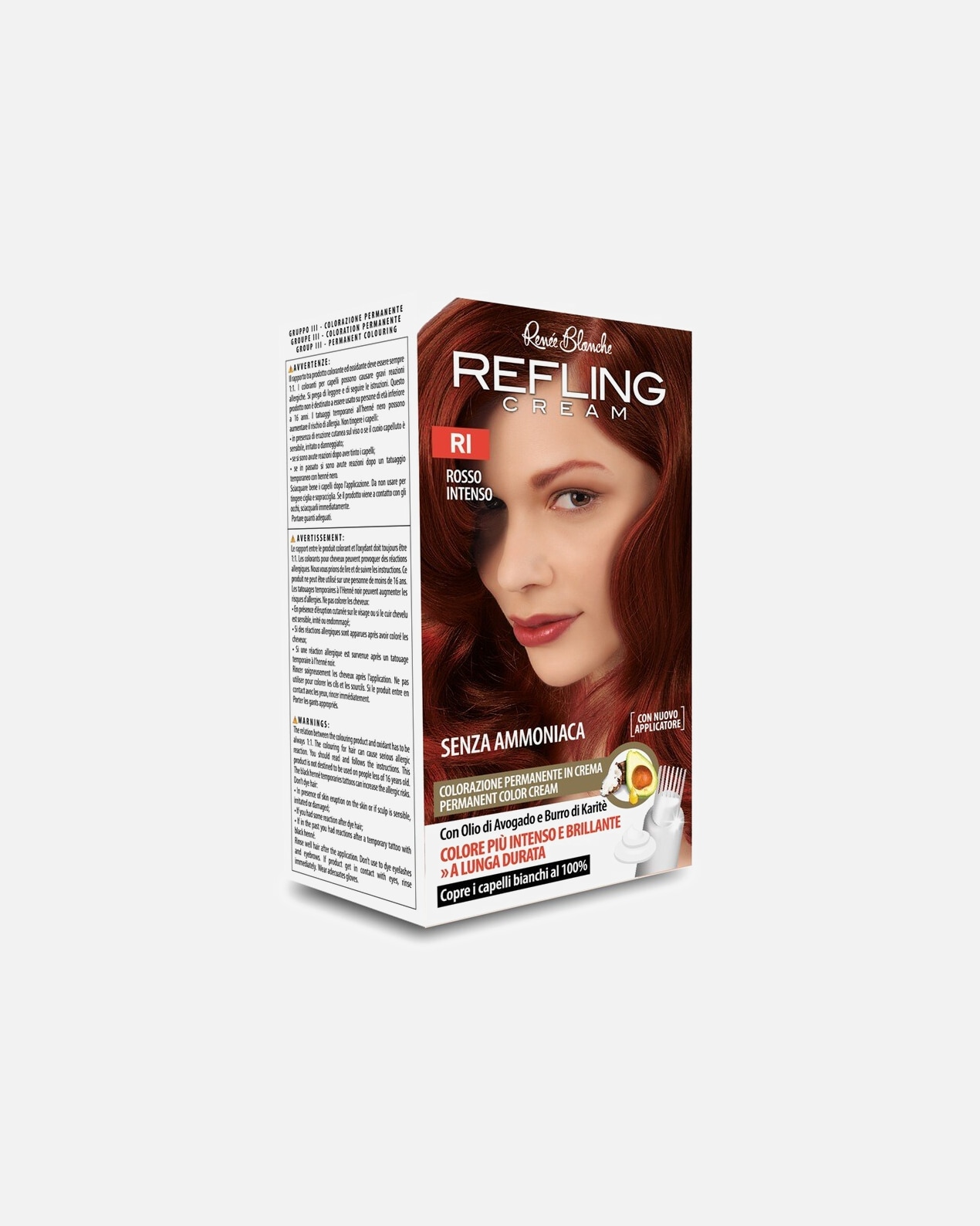 Colorazione capelli di Femmina Renée Blanche REFLING CREAM 6.55 ROSSO INTENSO