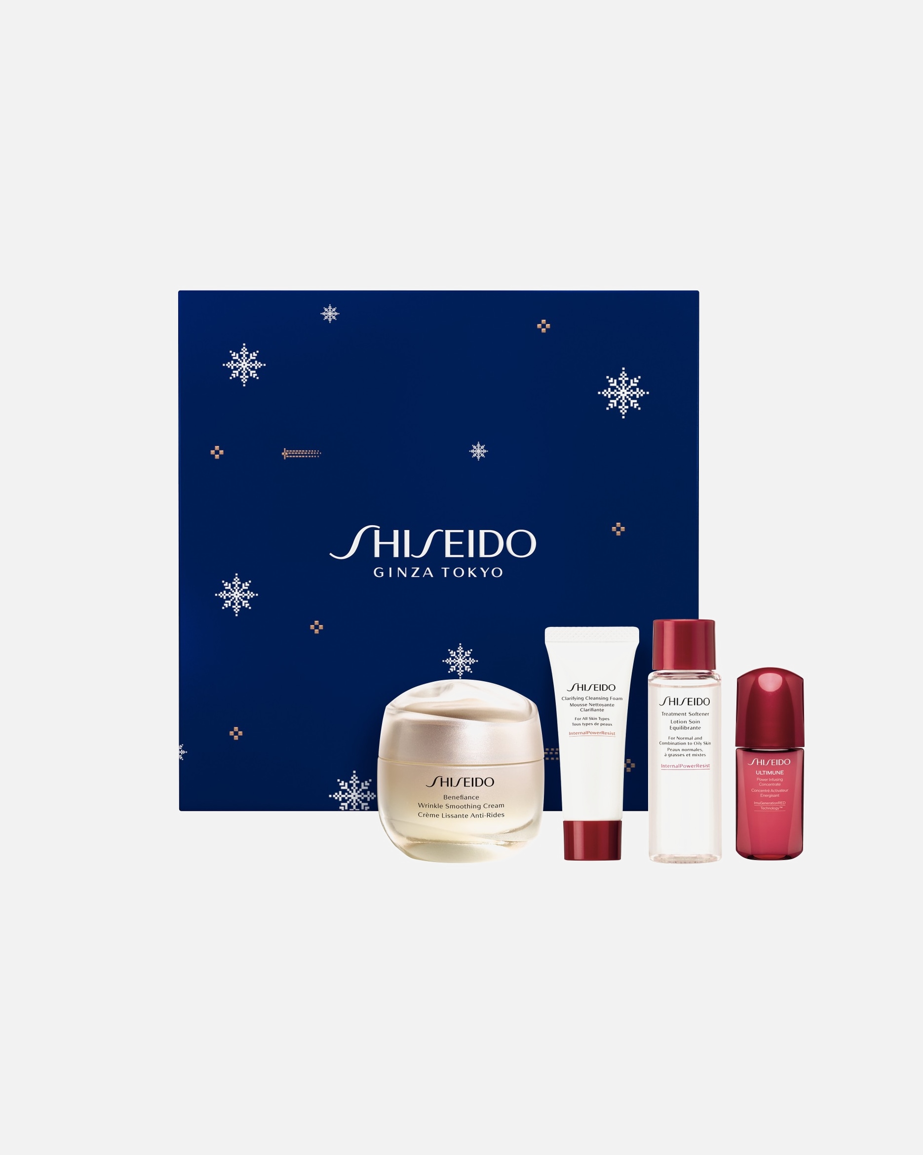 Set cura del viso di Femmina SHISEIDO Benefiance Holiday Kit 1 pz