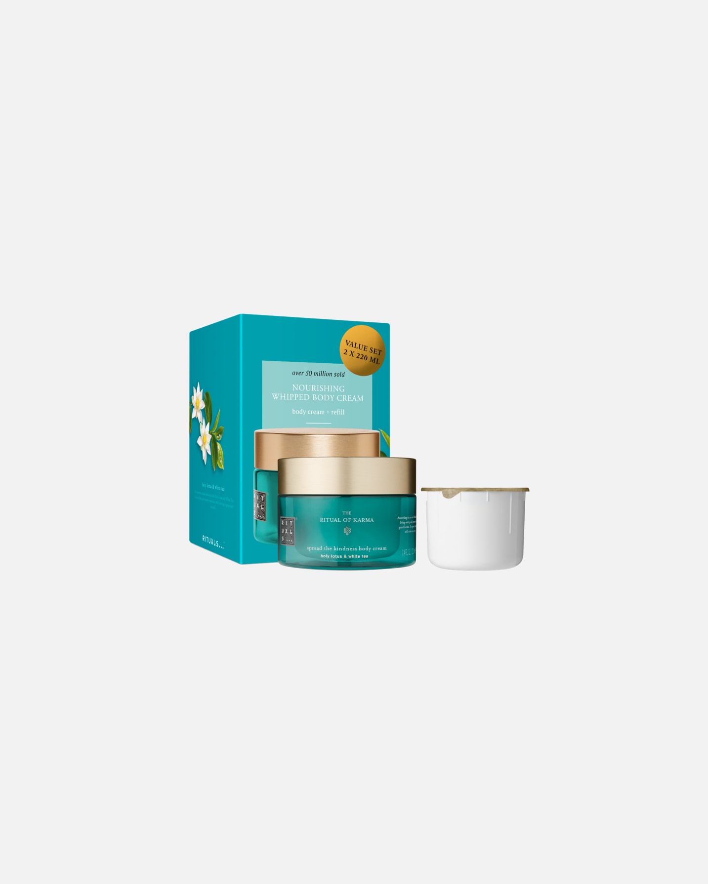Crema corpo di Unisex RITUALS... The Ritual of Karma Karma Body Cream + Refill Pack duo Karma Body Cream + Refill Pack duo