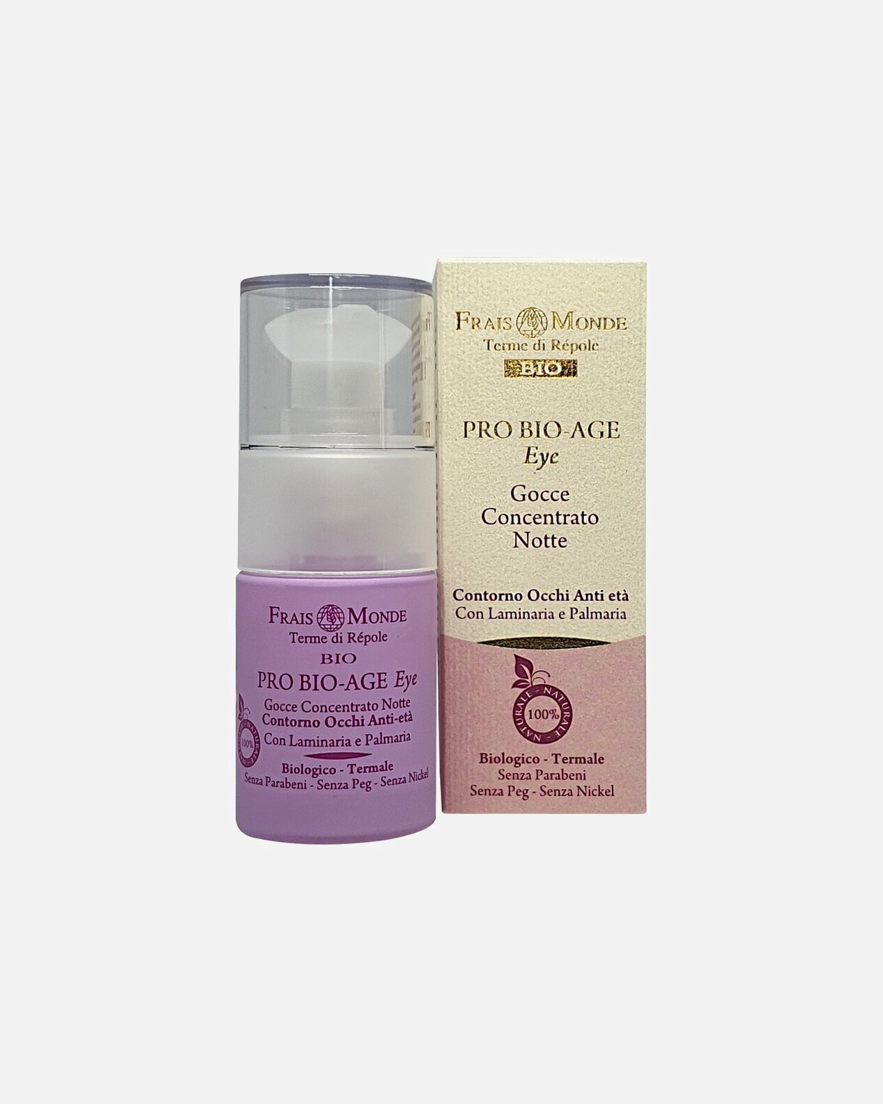 Crema occhi di Femmina FRAIS MONDE Gocce Notte Occhi Pro Bio Age 15 ml