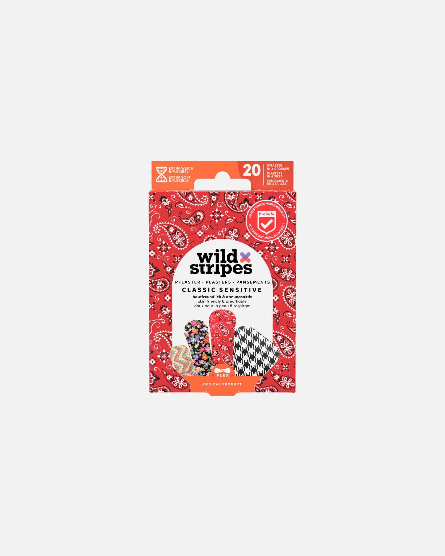 Patch di Unisex Wild Stripes Default Brand Line Classic Sensitive Fashion Plasters 1 pezzo