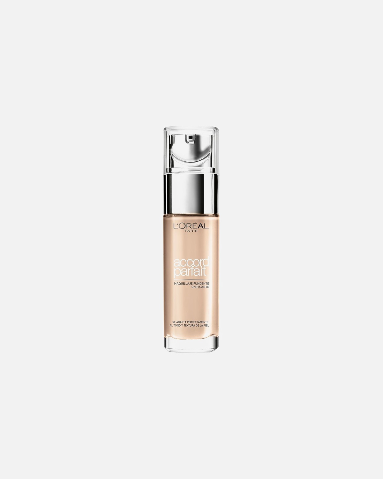 Fondotinta di Unisex L'Oréal Paris Accord Parfait, Effetto Naturale, Arricchito con Acido Ialuronico FDT 2N - BEIGE
