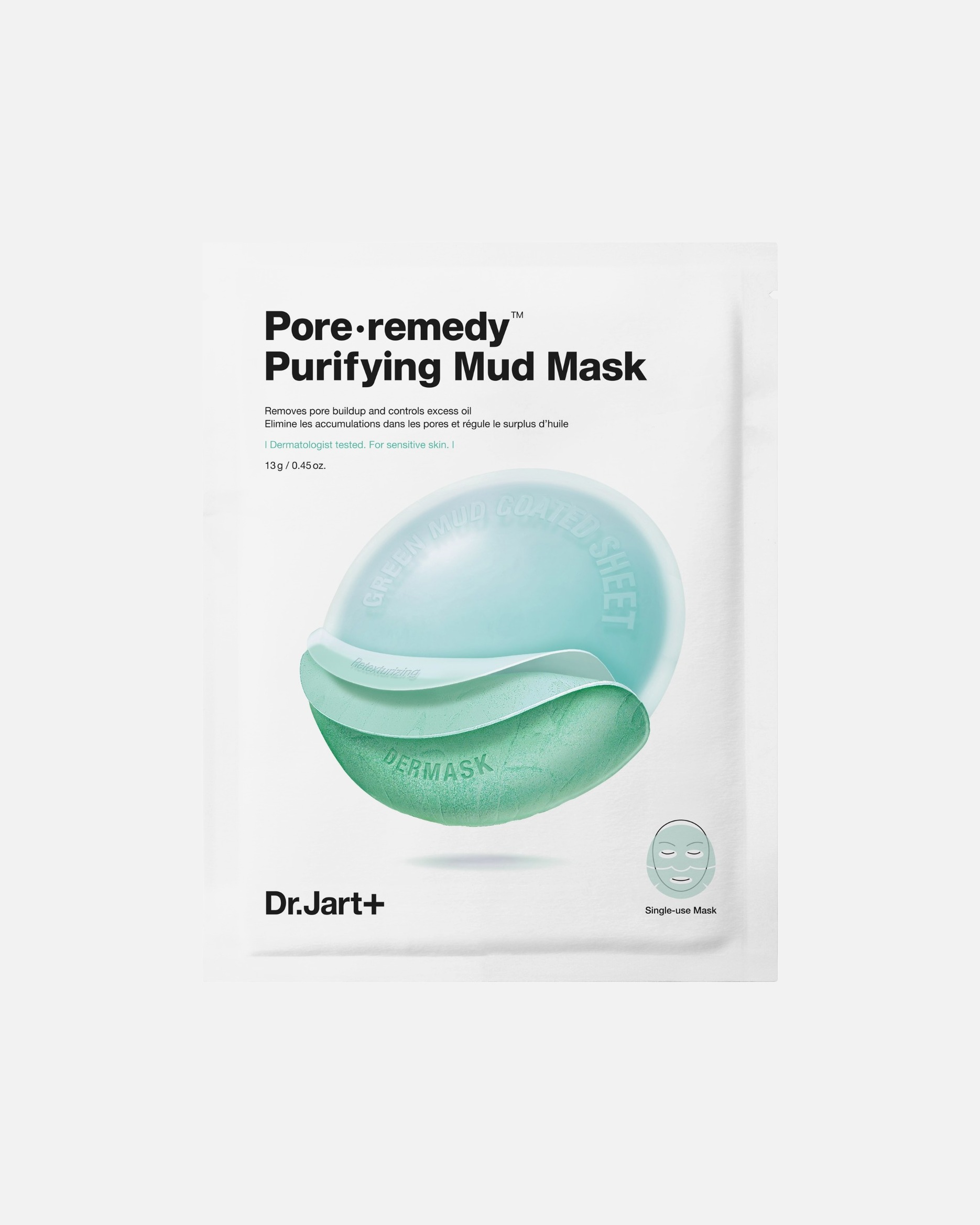 Maschera in Tessuto di Unisex Dr. Jart+ Pore-Remedy™ Purifying Mud Mask 13 g