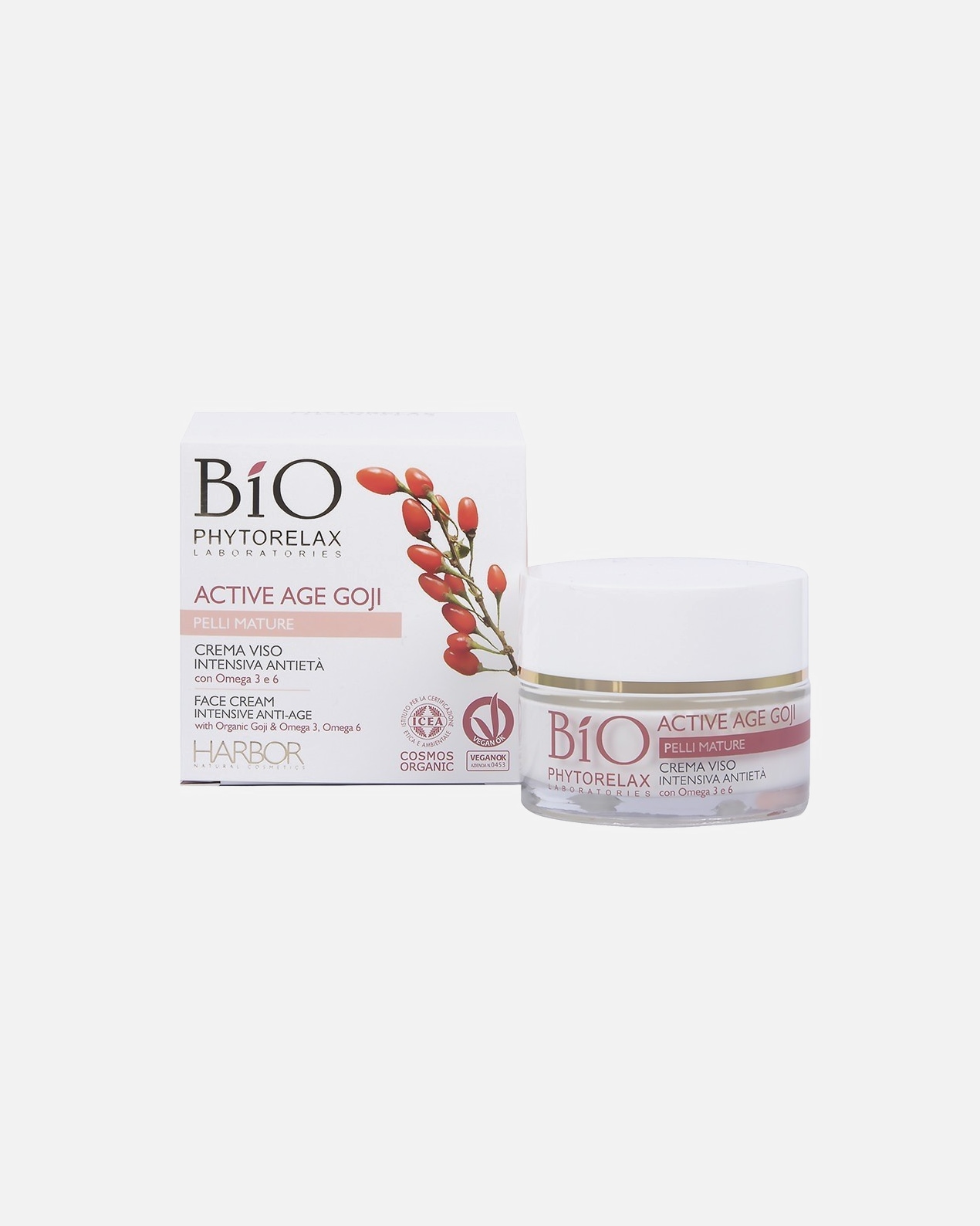 Trattamento viso di Femmina Phytorelax Active Age Goji Crema Viso Intensiva Antietà 1 pz