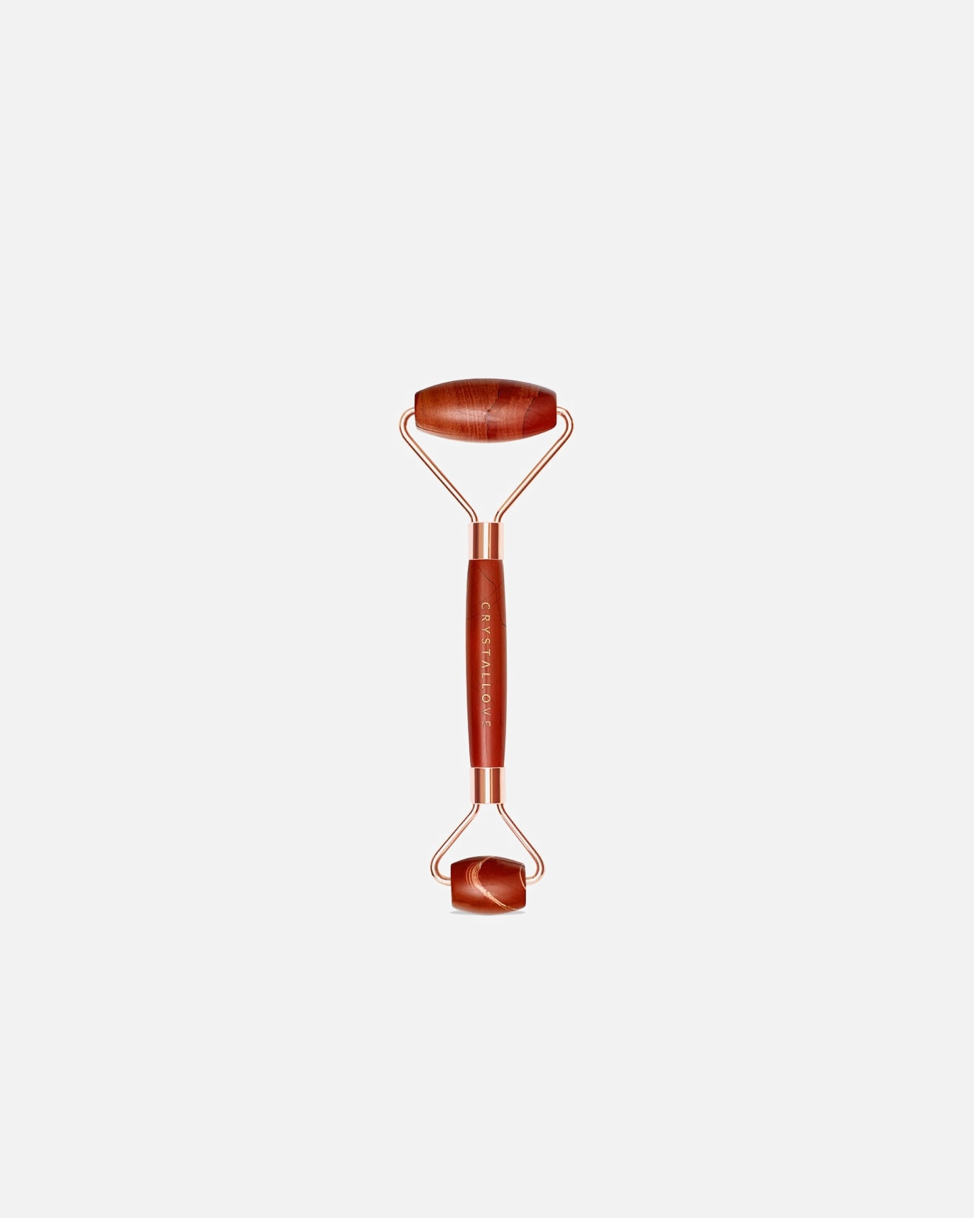 Dispotivo Massaggio Viso di Unisex Crystallove Red jasper roller/ Roller per il viso in Diaspro Rosso 1 pz