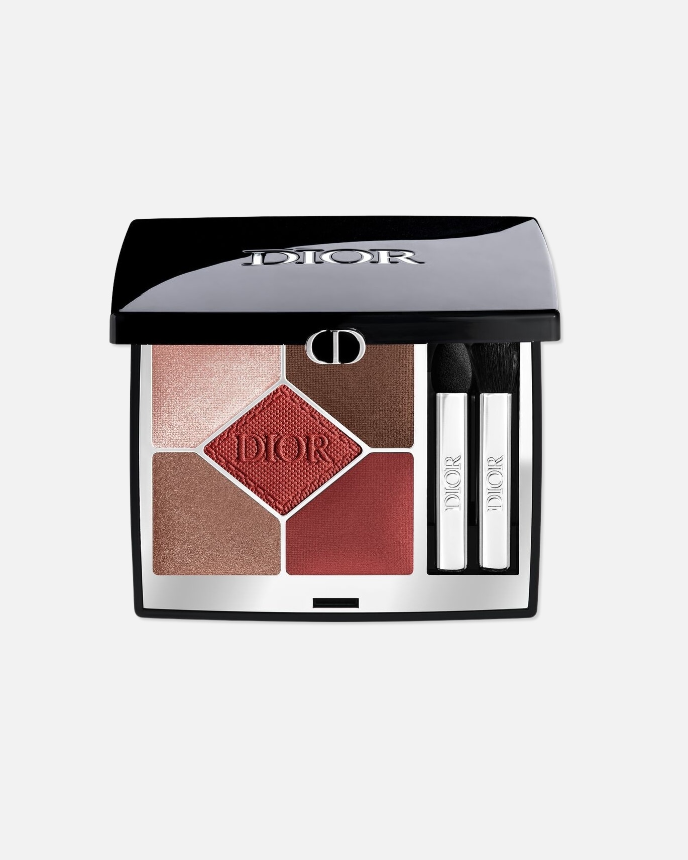 Ombretto di Unisex DIOR Diorshow 5 Couleurs Palette occhi – texture cremosa – lunga tenuta e comfort 673 Red Tartan