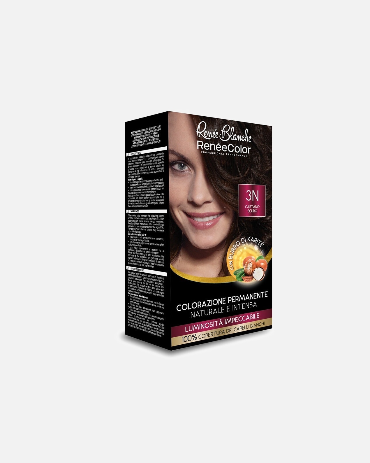 Colorazione capelli di Femmina Renée Blanche Renée Color 3N CASTANO SCURO