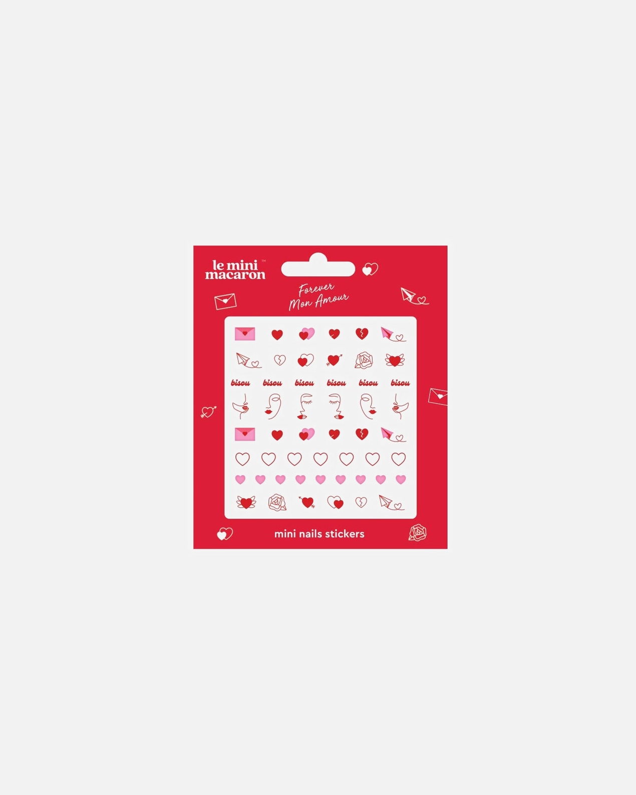 Adesivi per unghie di Unisex Le Mini Macaron Forever Mon Amour - Mini Nail Stickers 7 g