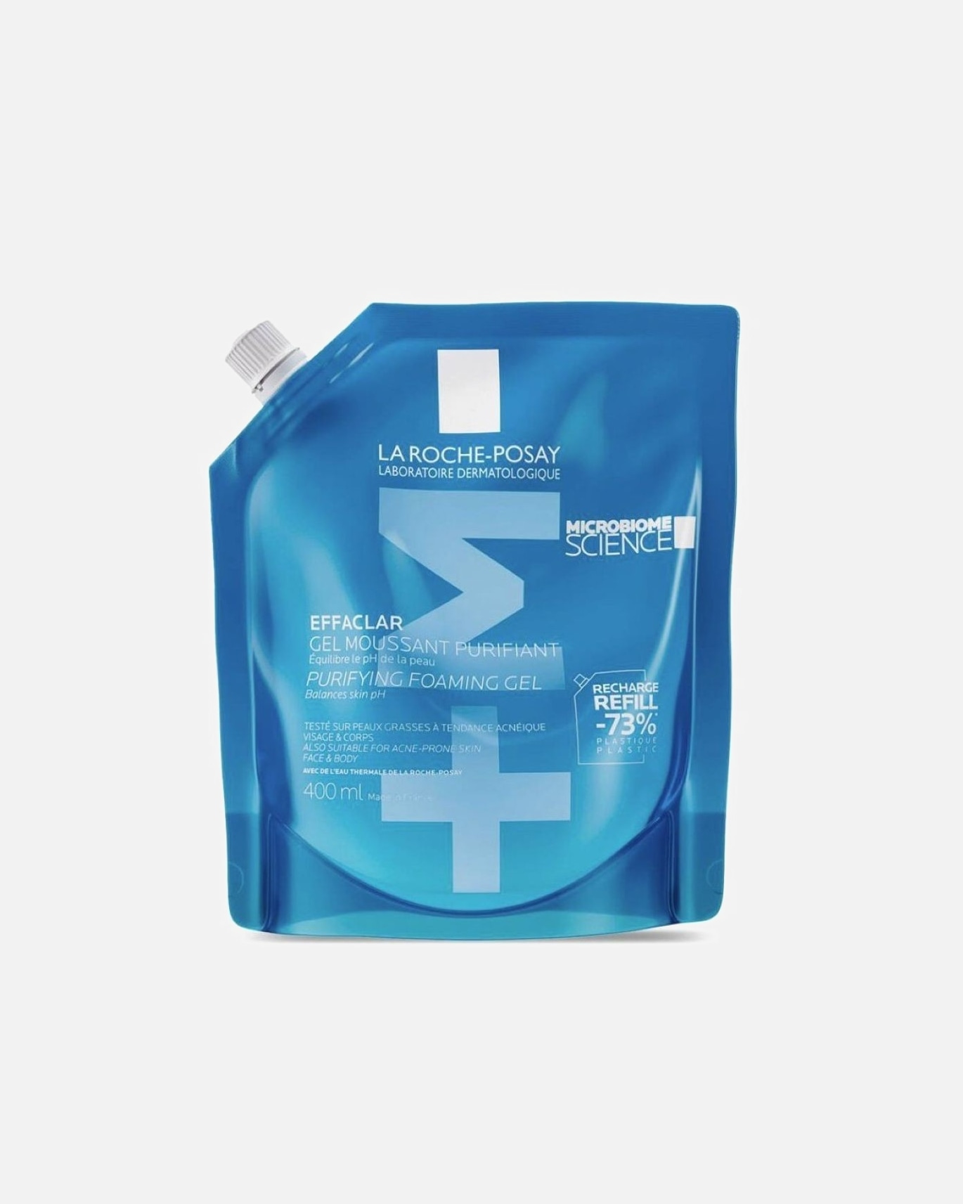 Bagnoschiuma di Unisex LA ROCHE POSAY Effaclar Gel Schiumogeno Purificante Anti-imperfezioni 400 ml - refill