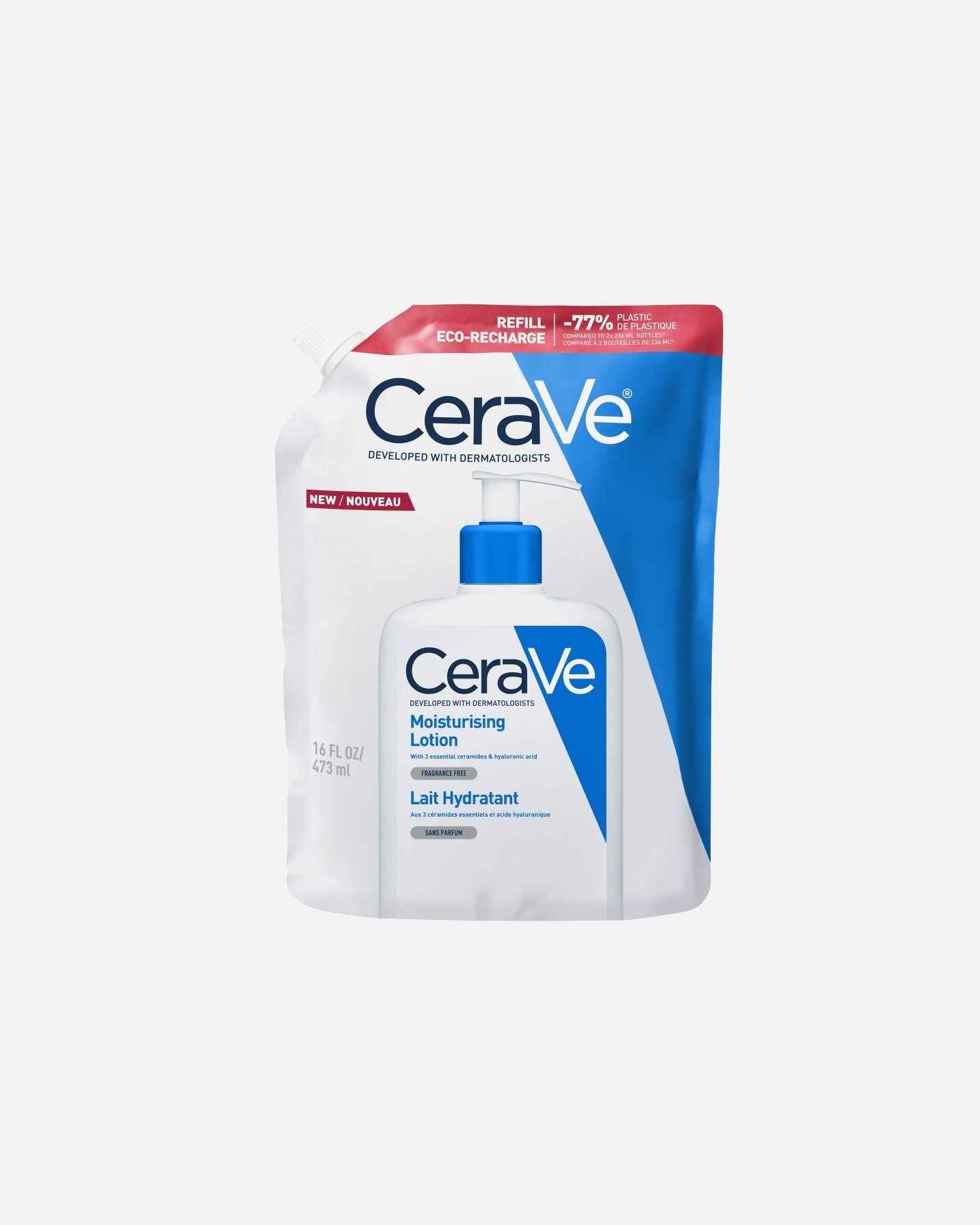 Latte corpo di Unisex CeraVe Lozione Idratante Corpo Per pelli da normali a secche per il corpo e il viso REFILL - 473 ml