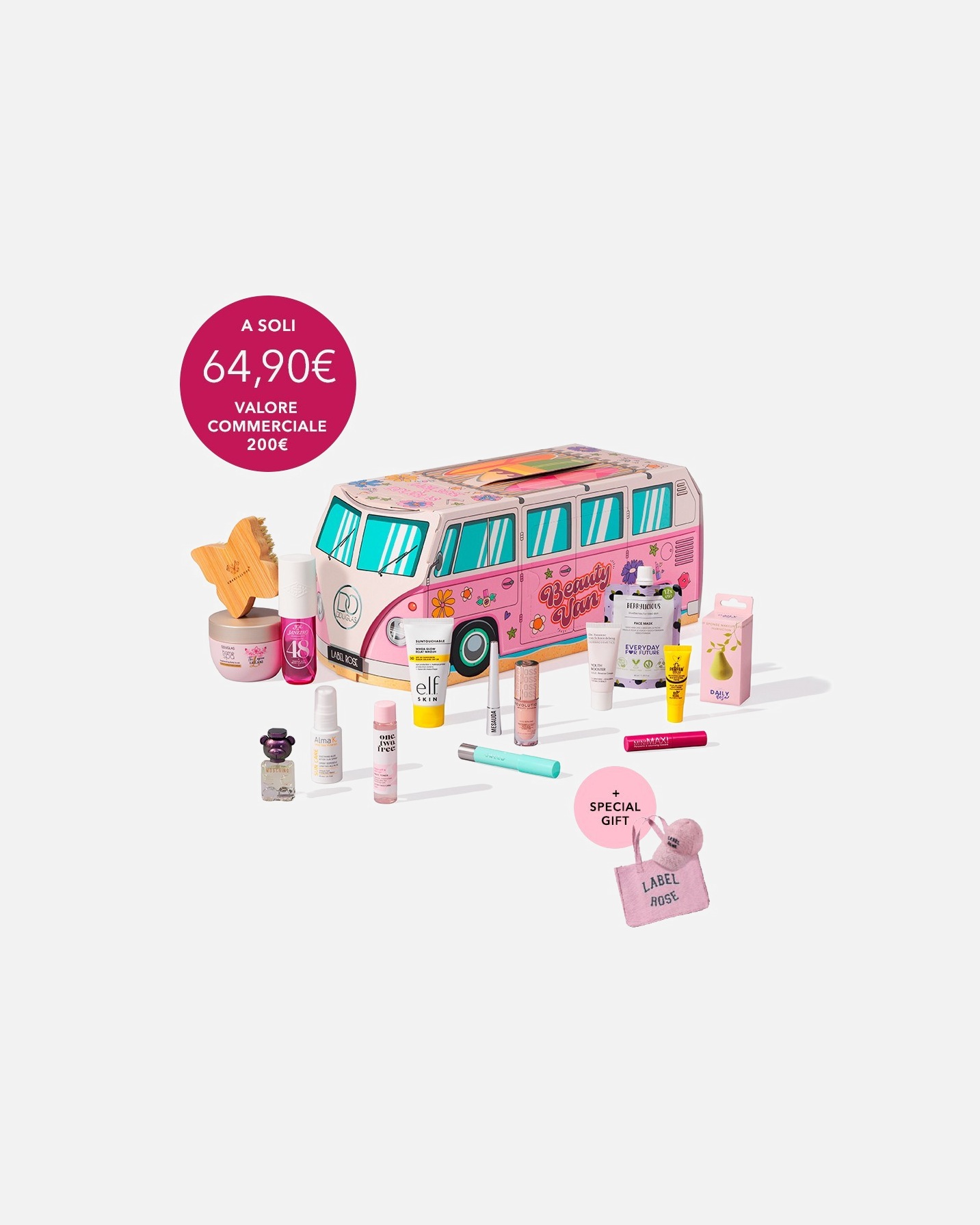 Set cura del viso di Unisex DOUGLAS COLLECTION Summer Box Beauty Van 1 pezzo