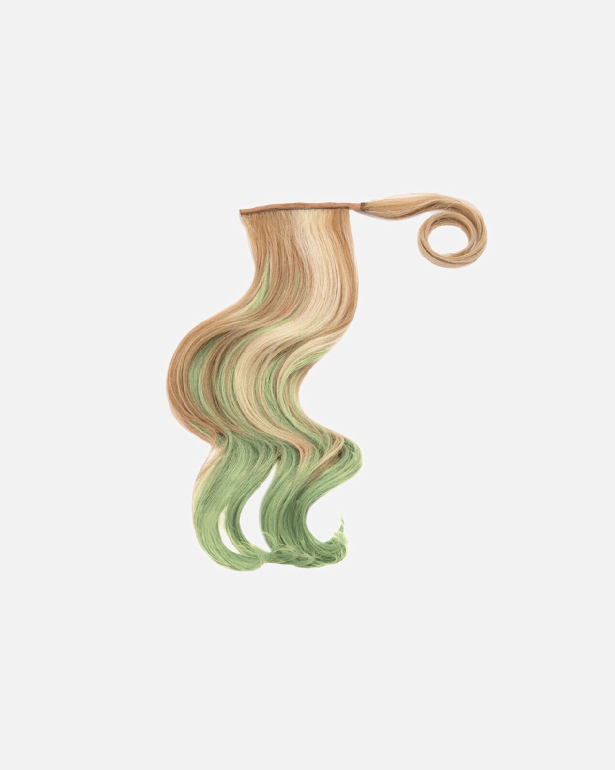 Accessori capelli di Femmina Hairdo Coda Color Splash 58cm R10 Castano Chiaro/VERDE Verde Chiaro