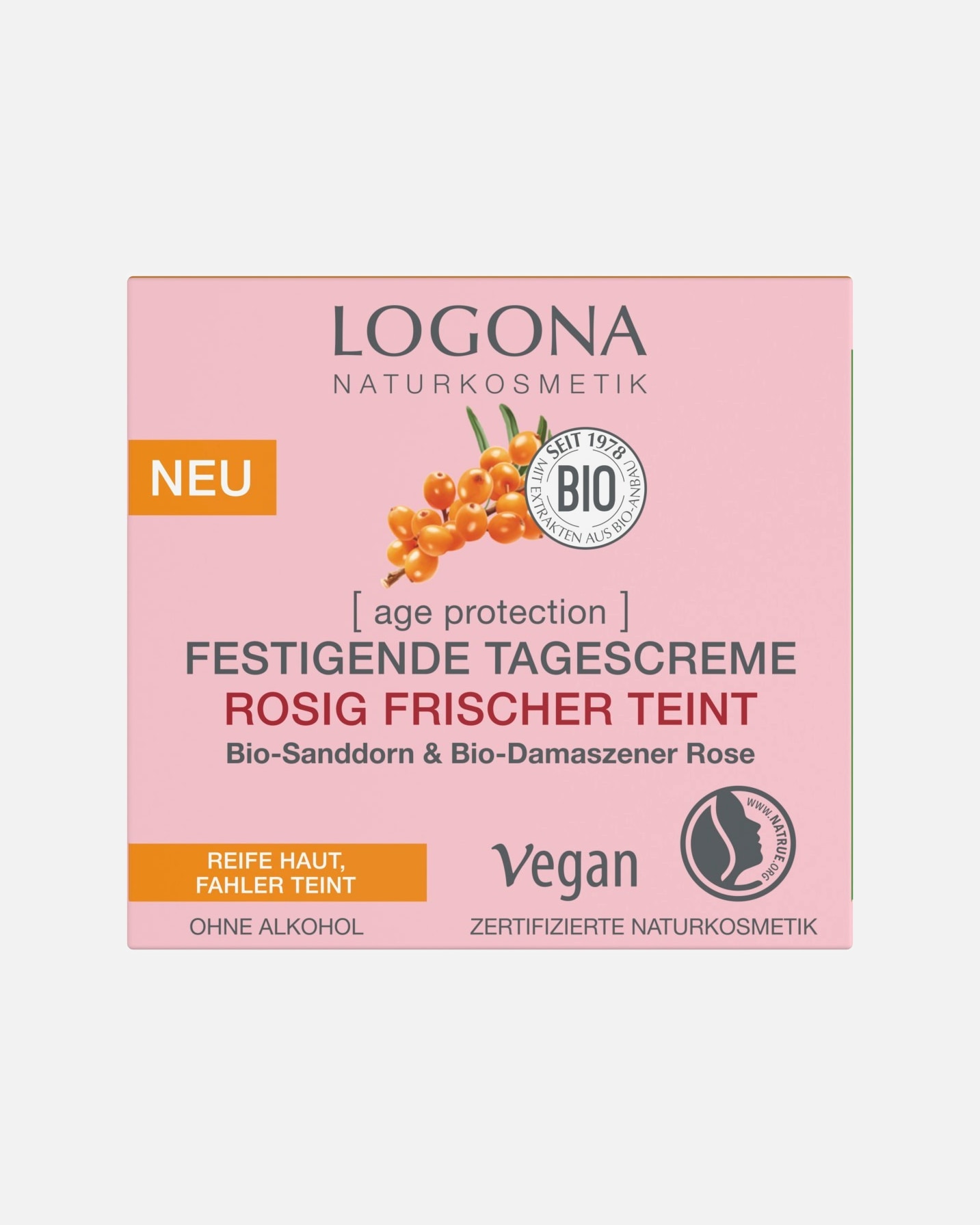 Crema da Giorno di Unisex Logona Age Protection Carnagione fresca e rosea 50 ml