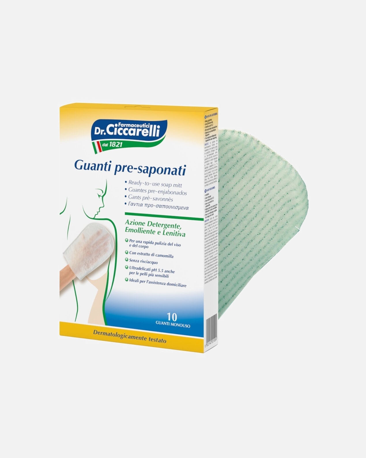 Guanti di Unisex Dr. Ciccarelli - S.O.S. Dr. Ciccarelli Dr. Ciccarelli Guanto Pre-Saponato 10pezzi