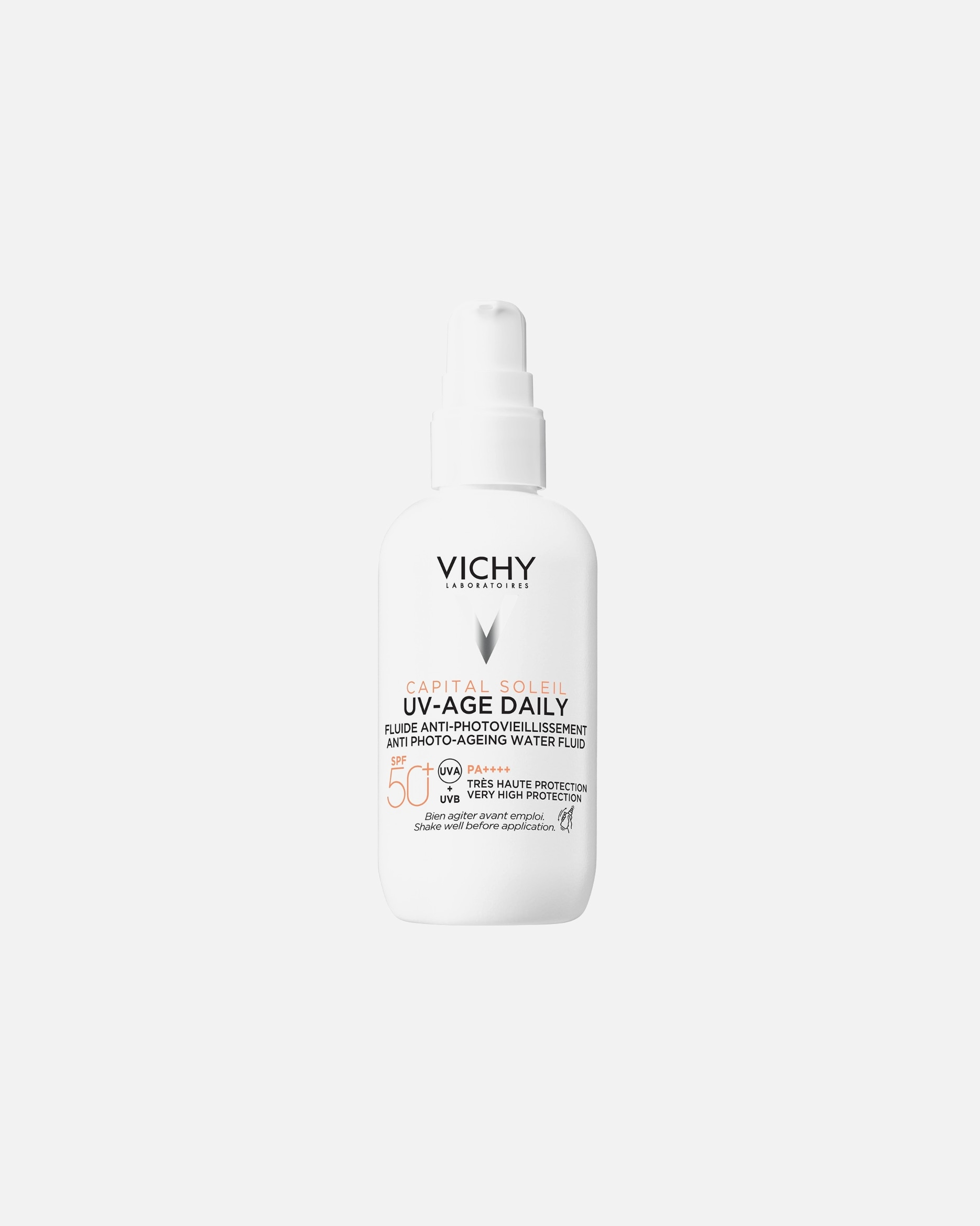 Crema solare di Unisex Vichy Capital Soleil UV-Age Daily Fluido Anti-Fotoinvecchiamento per il viso SPF50+ 80 ml