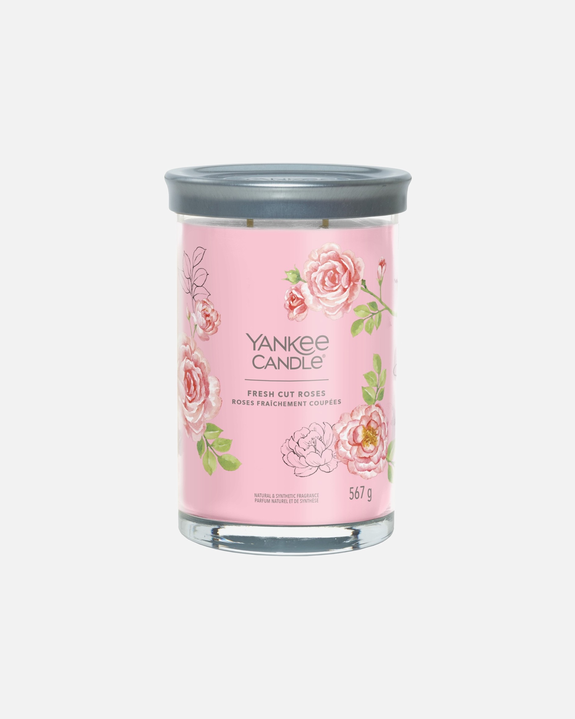 Candela di Unisex Yankee Candle Jar Fresh Cut Roses 567 g - 104g - Original