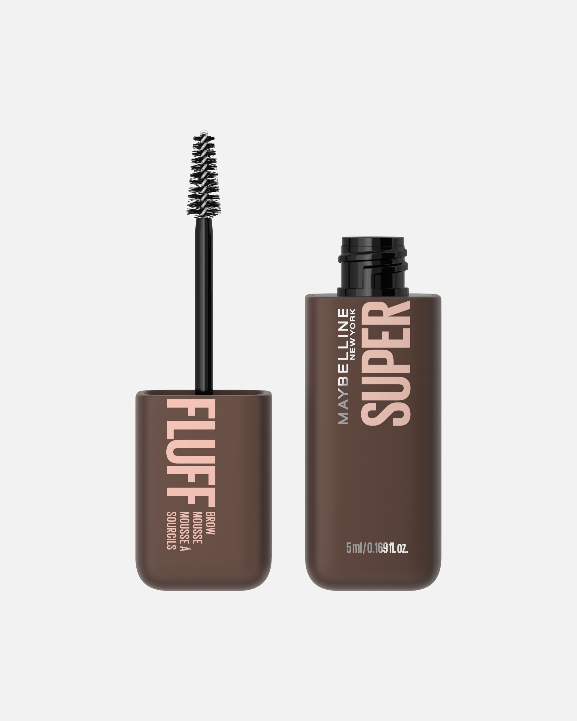 Gel sopracciglia di Unisex MAYBELLINE NEW YORK SuperFluff - brow mousse DEEP BROWN