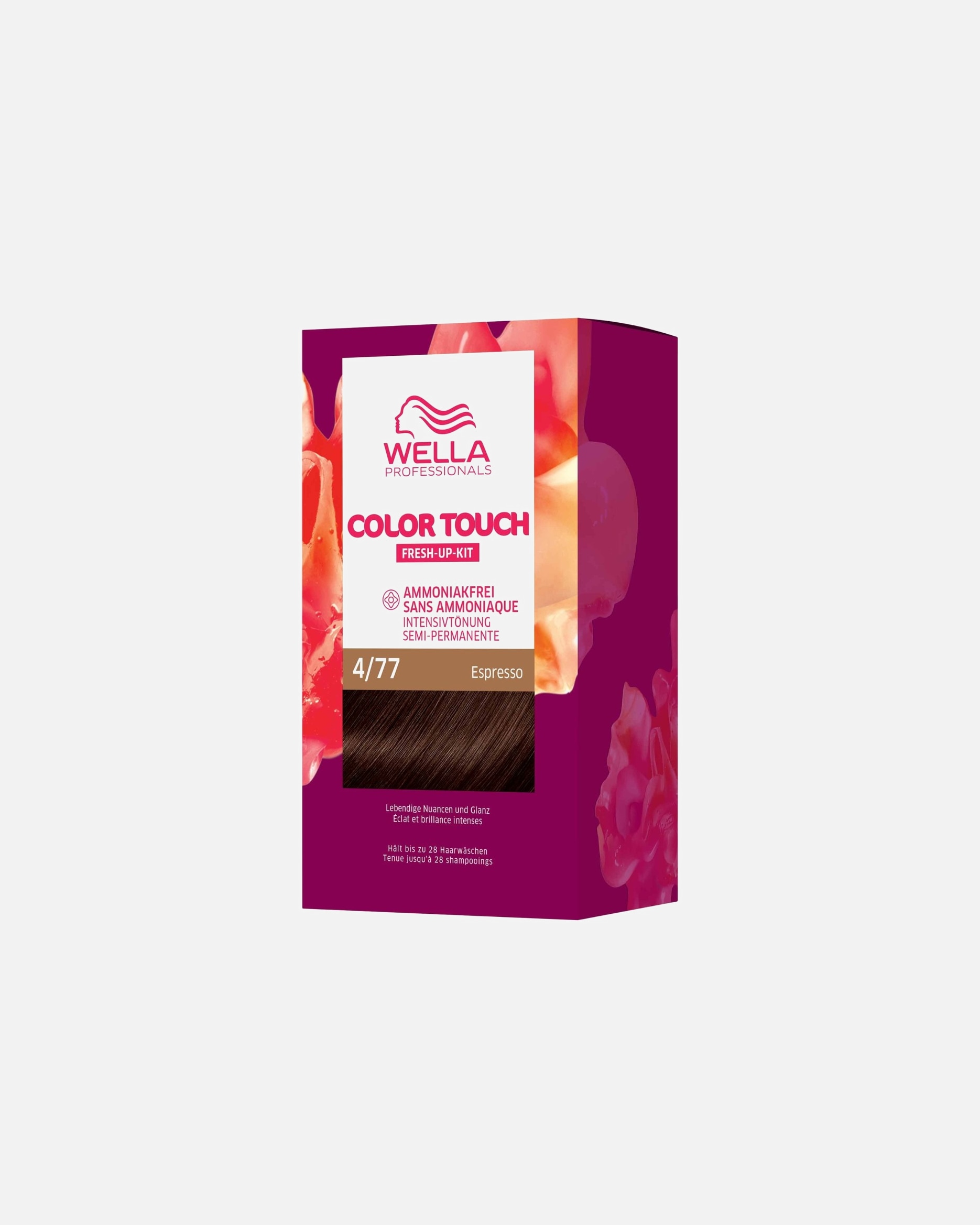 Colorazione capelli di Unisex WELLA PROFESSIONALS Color Touch Kit di rinfresco No. 4/77 - Espresso