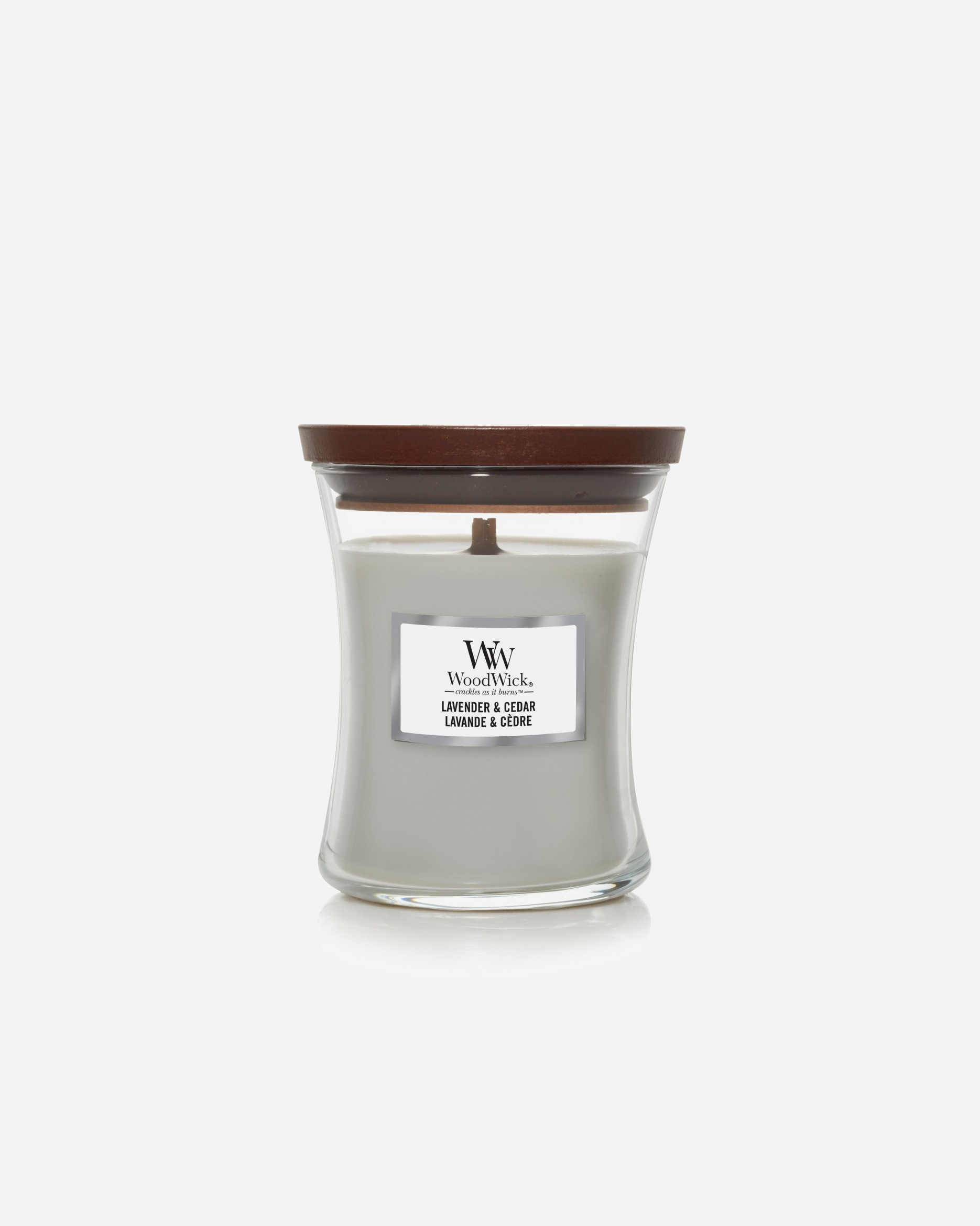Candela di Unisex Woodwick Lavender & Cedar 275 g