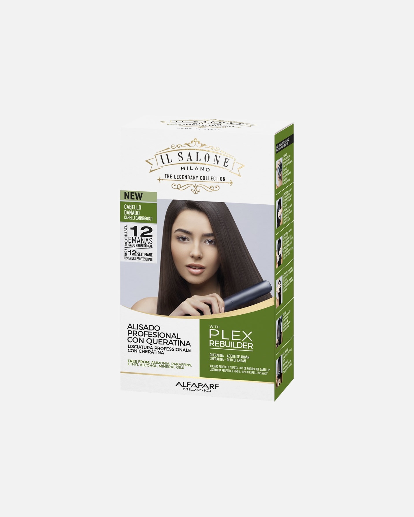 Colorazione capelli di Unisex ALFAPARF MILANO Il Salone Milano Colorazione permanente professionale Plex Rebuilder 7.0 Biondo 1 pezzo