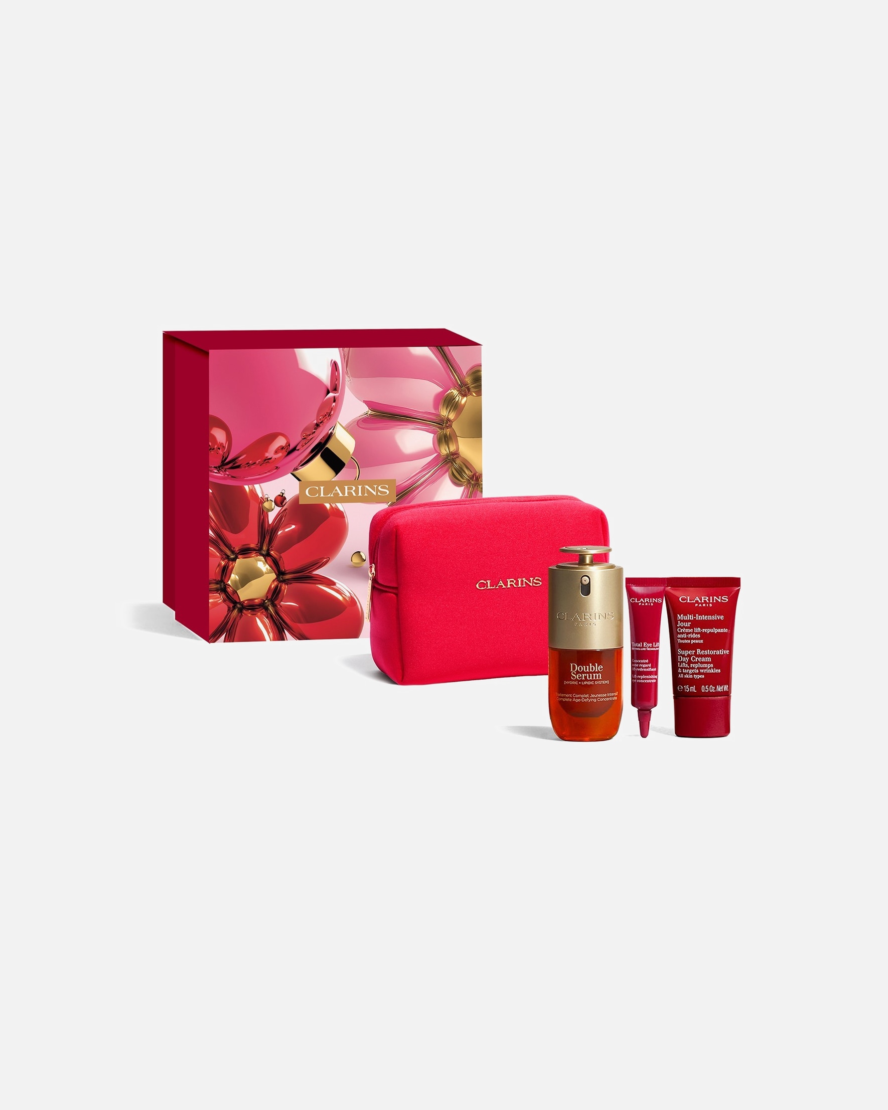 Set cura del viso di Unisex Clarins Rituale Double Serum & Multi Intensive 1 pezzo