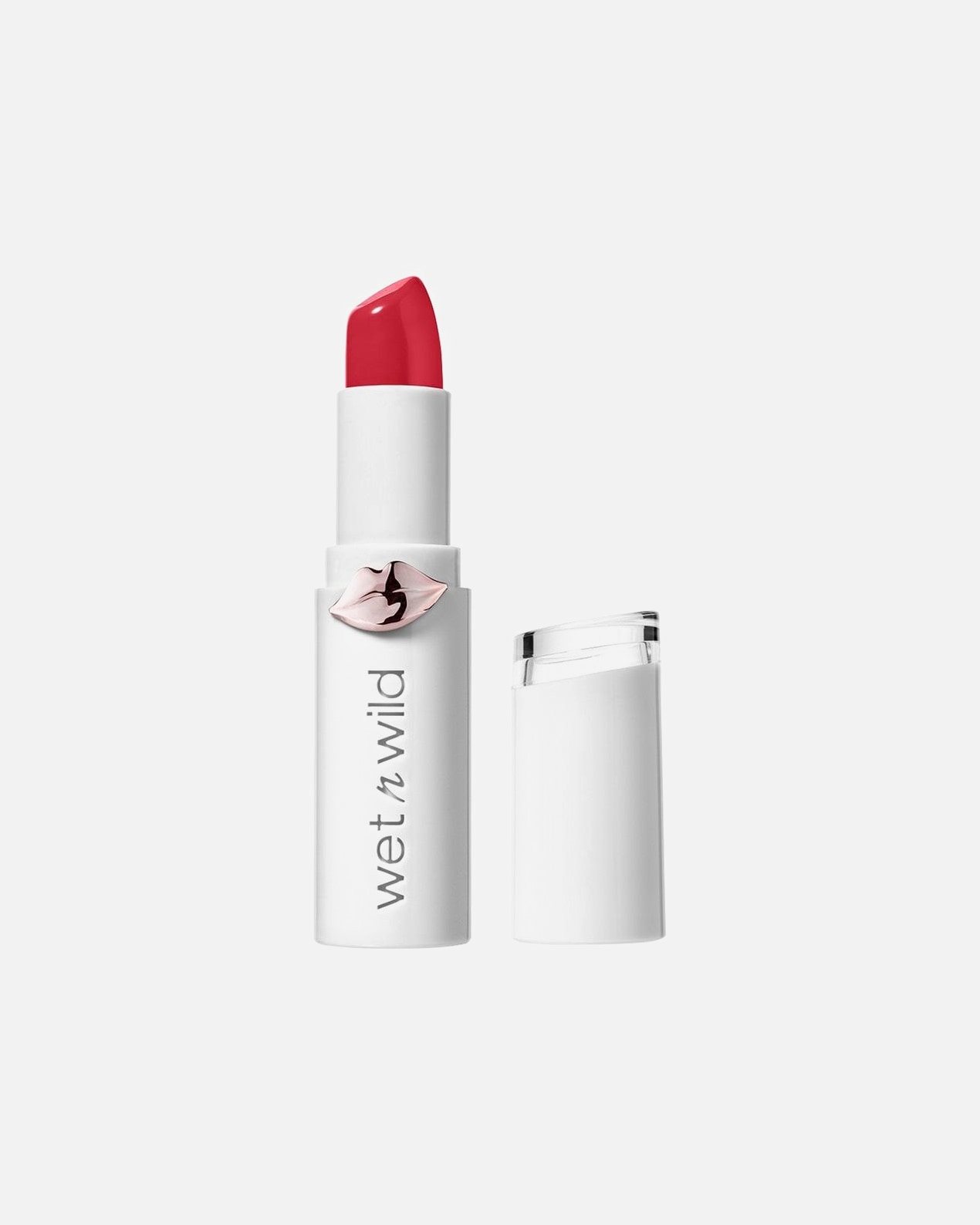 Rossetto di Unisex Wet n Wild MEGALAST Lipstick Shine Finish Strawberry Lingerie