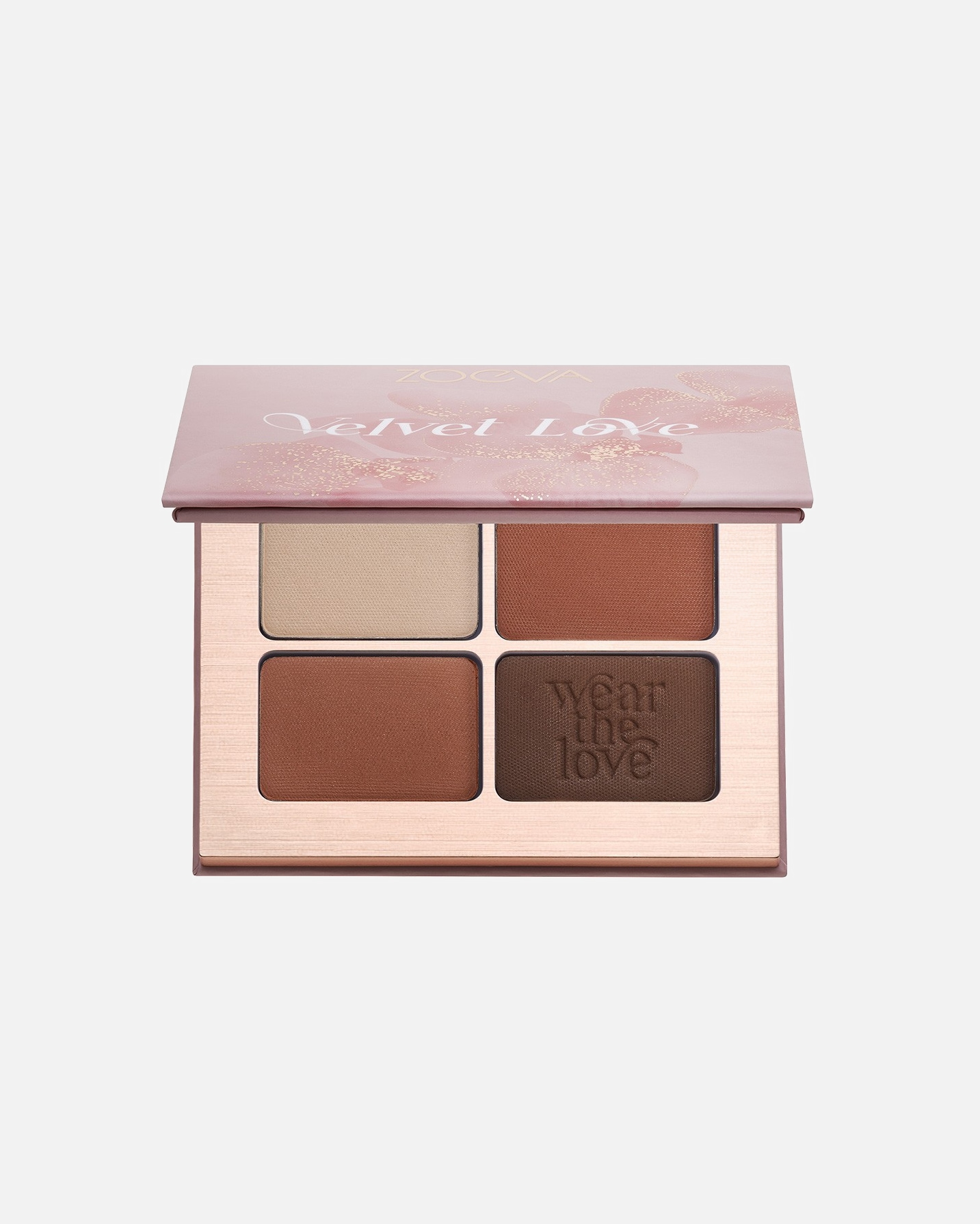 Ombretto di Unisex ZOEVA VELVET LOVE EYESHADOW QUAD EASY NUDE EYES