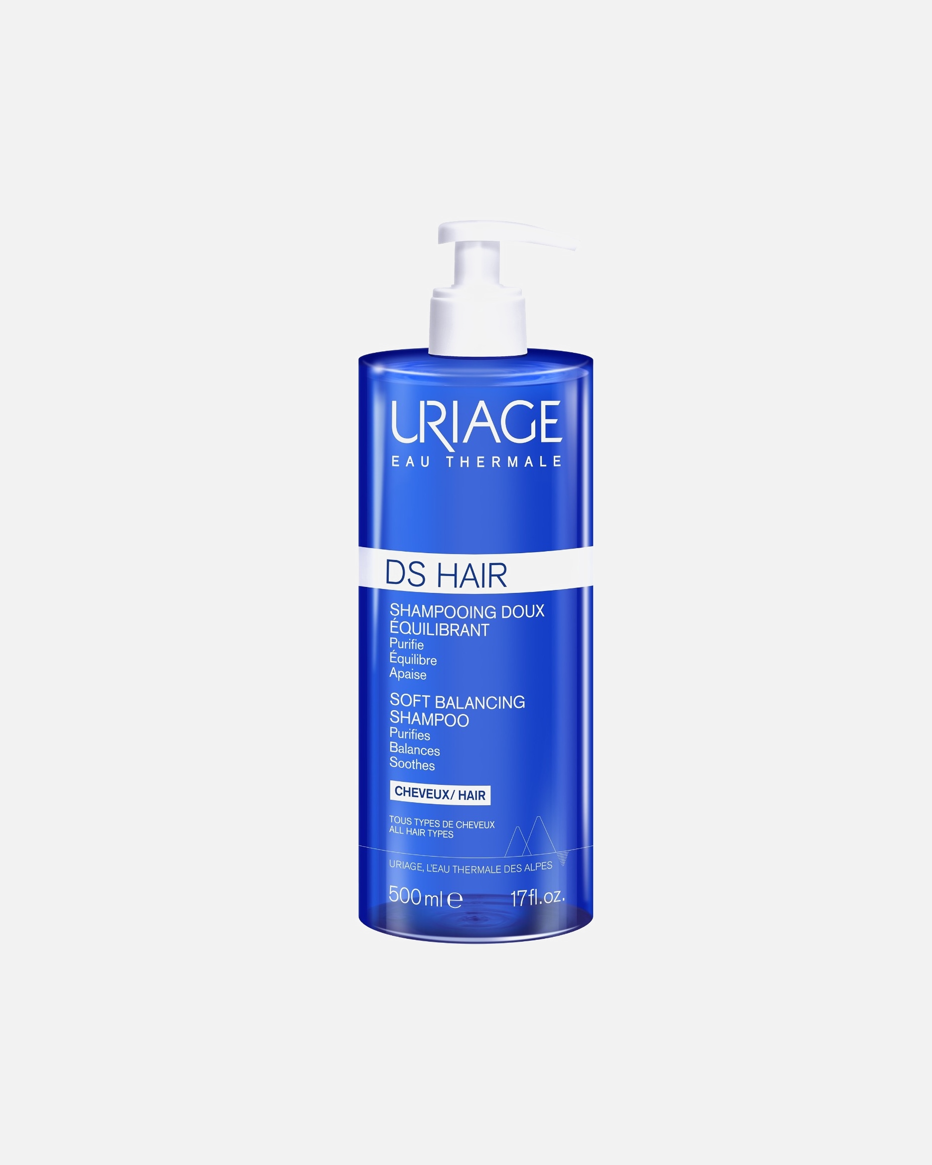 Shampoo capelli di Unisex URIAGE EAU THERMALE DS HAIR SHAMPOO DELICATO RIEQUILIBRANTE 500 ml