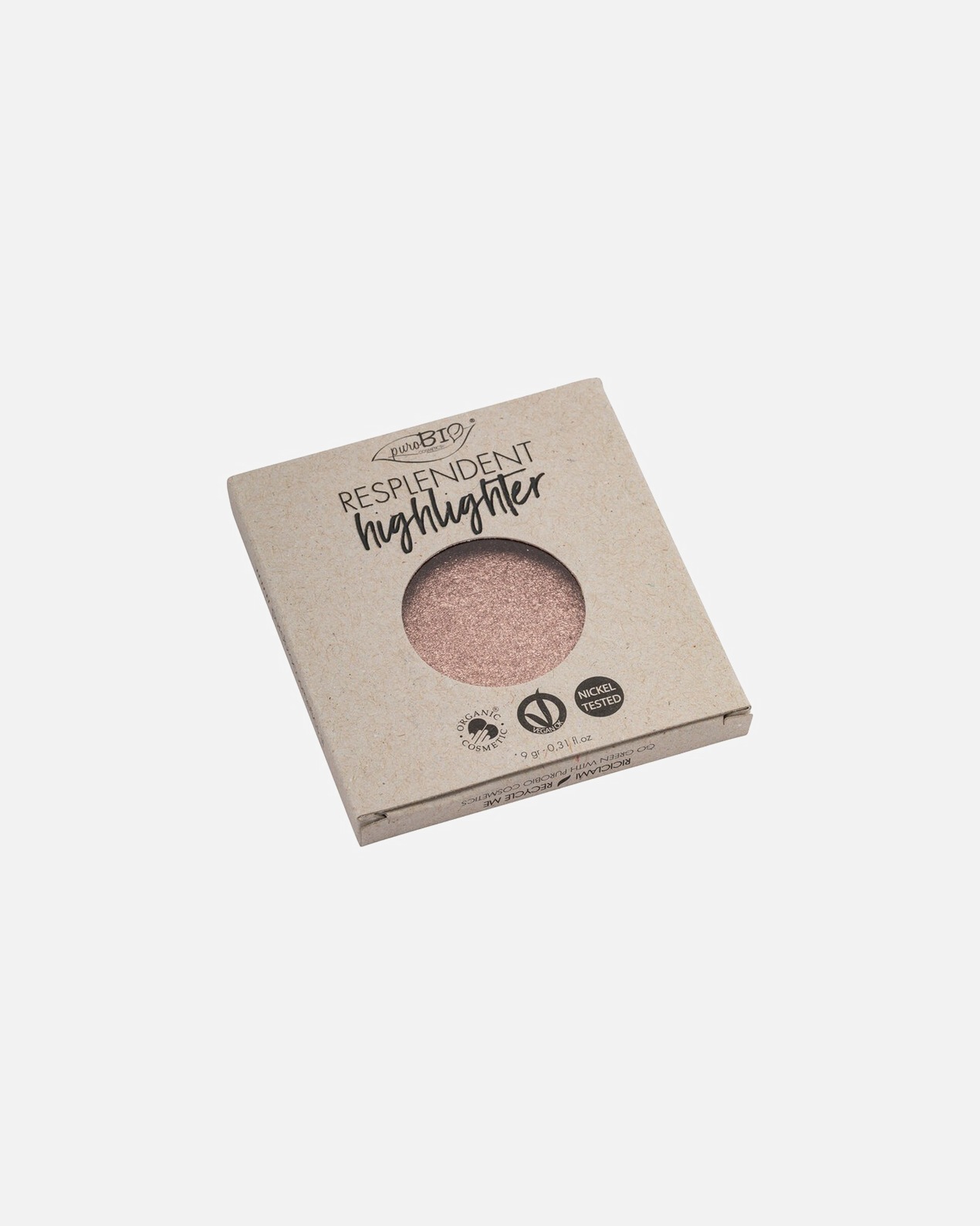 Illuminante di Femmina Purobio Resplendent Highlighter Refill 04