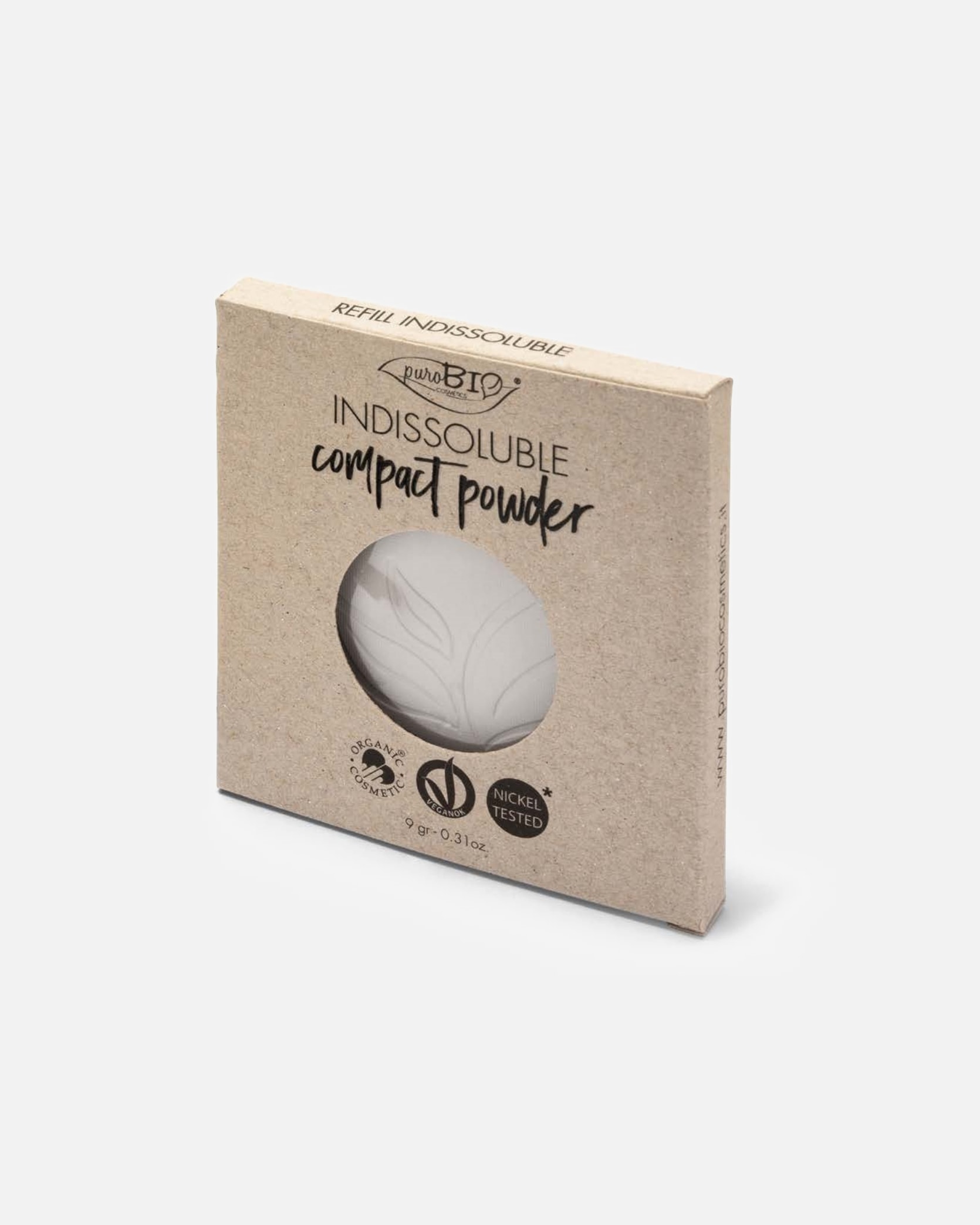 Cipria di Unisex Purobio Cipria Indissoluble Refill 00 - Transparente