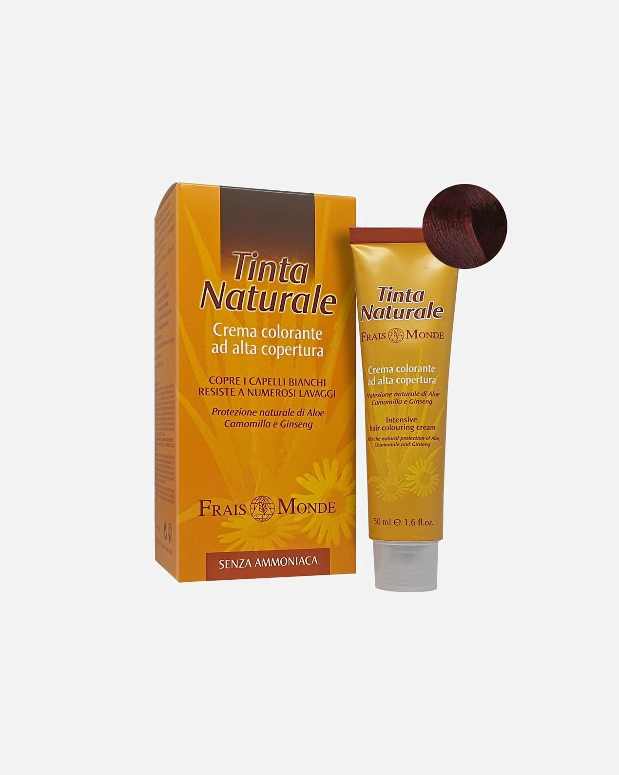 Tinta Capelli di Femmina FRAIS MONDE Tinta Naturale BIONDO SCURO ROSSO RAME