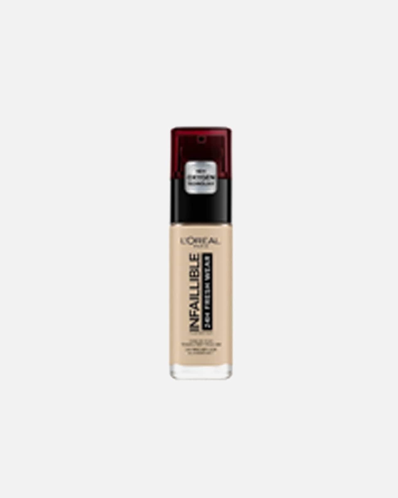 Fondotinta di Unisex L'Oréal Paris Infaillible 32H Fresh Wear, Effetto Coprente Lunga Tenuta 24H, Formula Waterproof Idratante, 235 Miel 130 Beige Peau