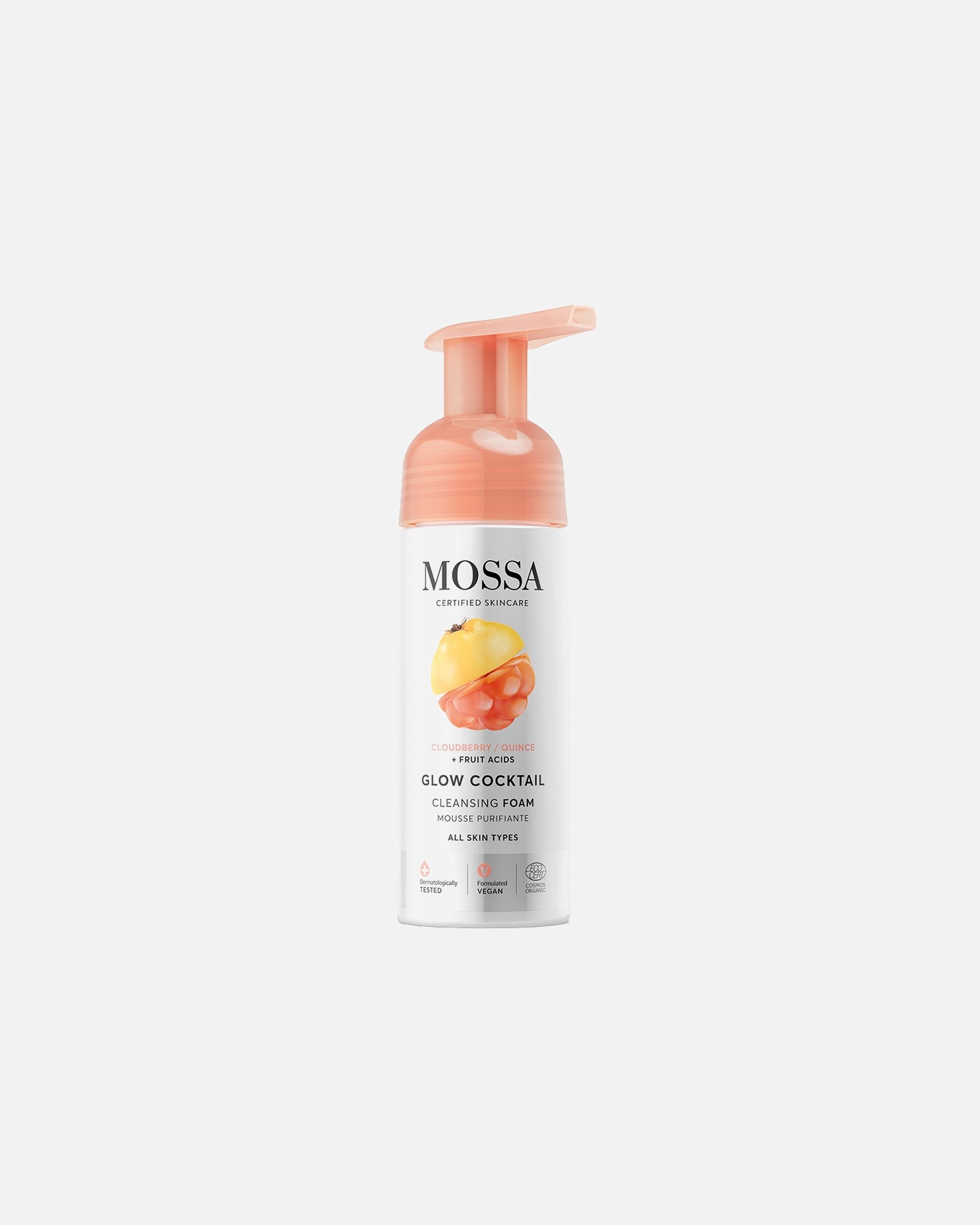 Schiuma struccante viso di Unisex Mossa Glow Cocktail GLOW COCKTAIL Cleansing Foam 150 ml