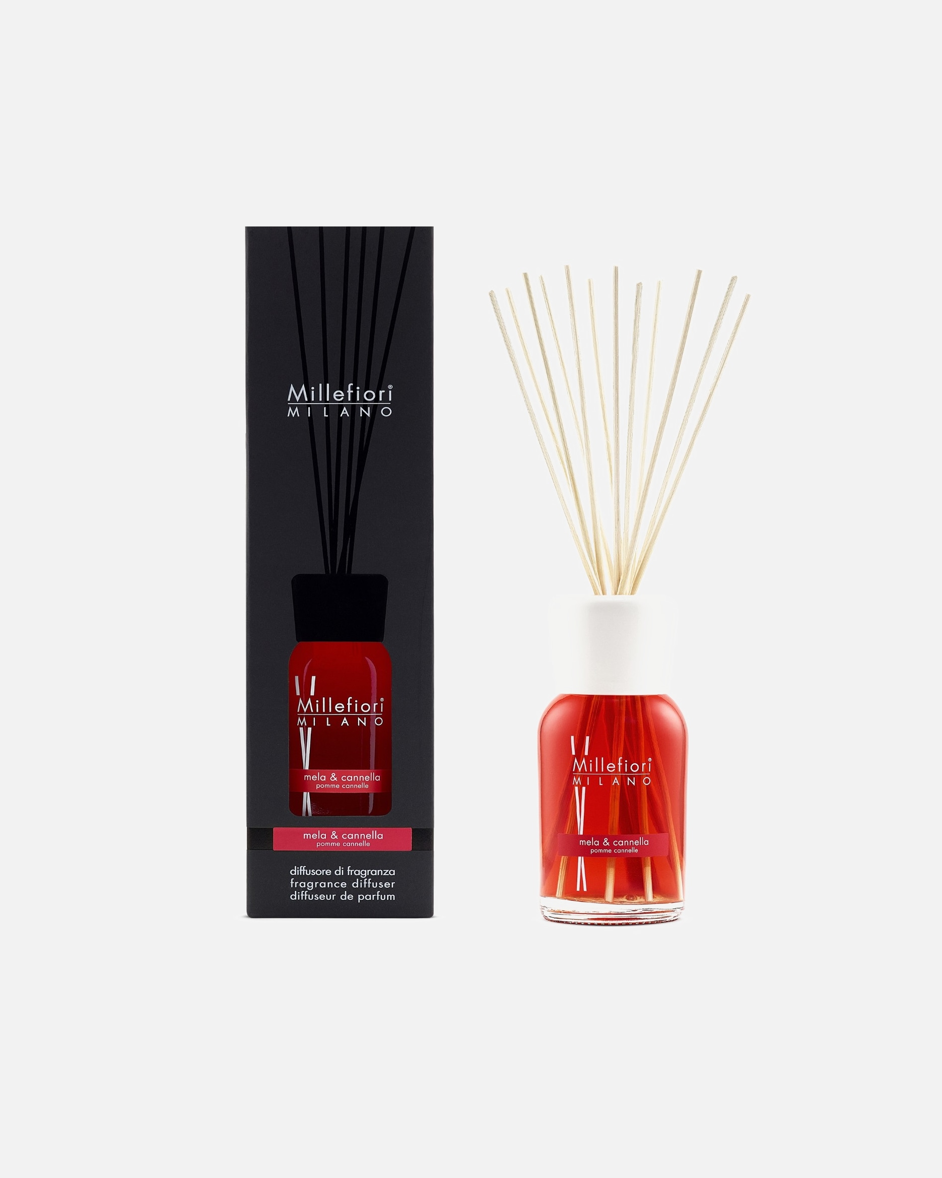 Profumo ambiente di Unisex Millefiori Milano Stick Diffuser Mela & Cannella 500 ml