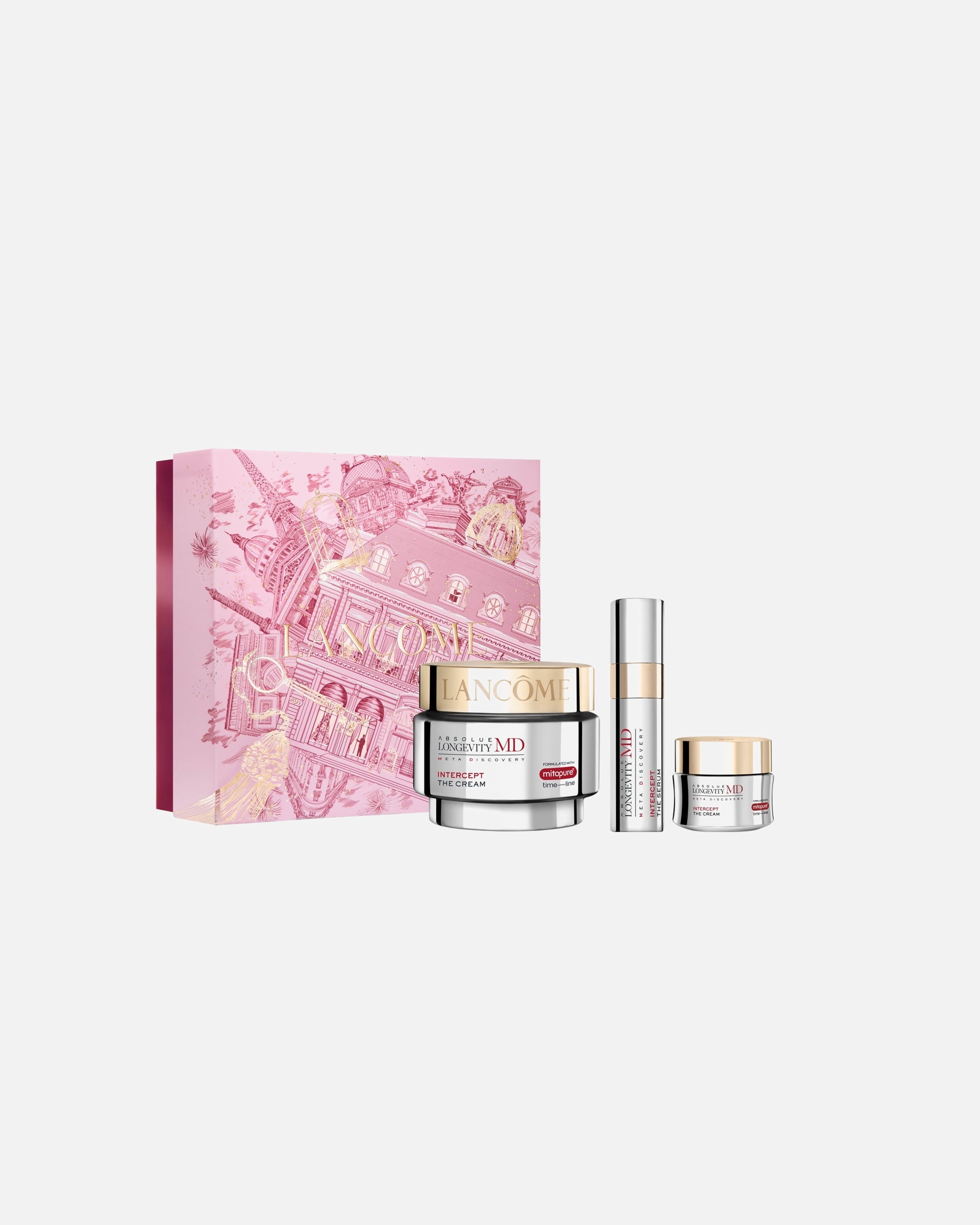 Set cura del viso di Unisex Lancôme Absolue Longevity MD Intercept Cream Cofanetto Regalo - Un set prezioso in edizione limitata per le festività 1 pezzo