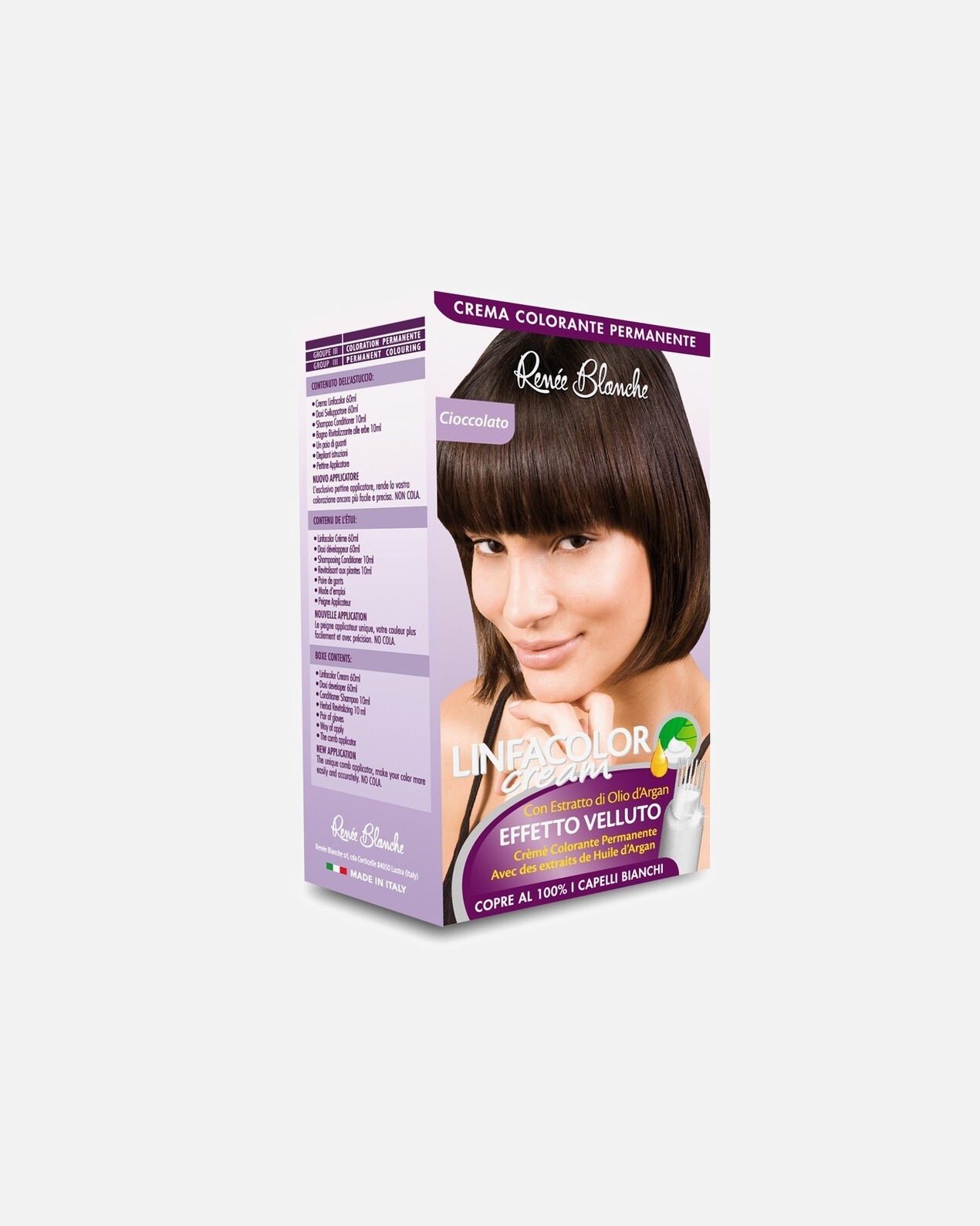 Colorazione capelli di Femmina Renée Blanche LINFA COLOR 6.38 CIOCCOLATO