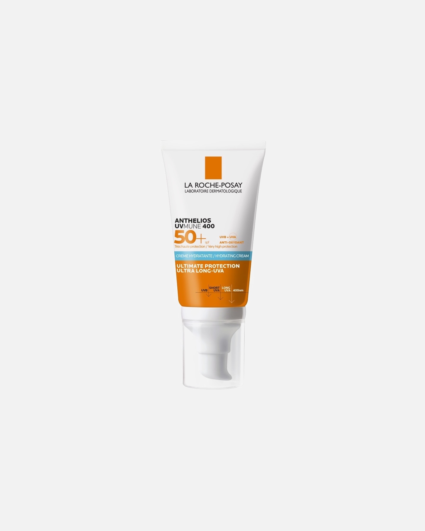 Crema solare di Unisex La Roche Posay Anthelios UVMUNE 400 Crema Idratante Senza Profumo SPF 50+ 50 ml