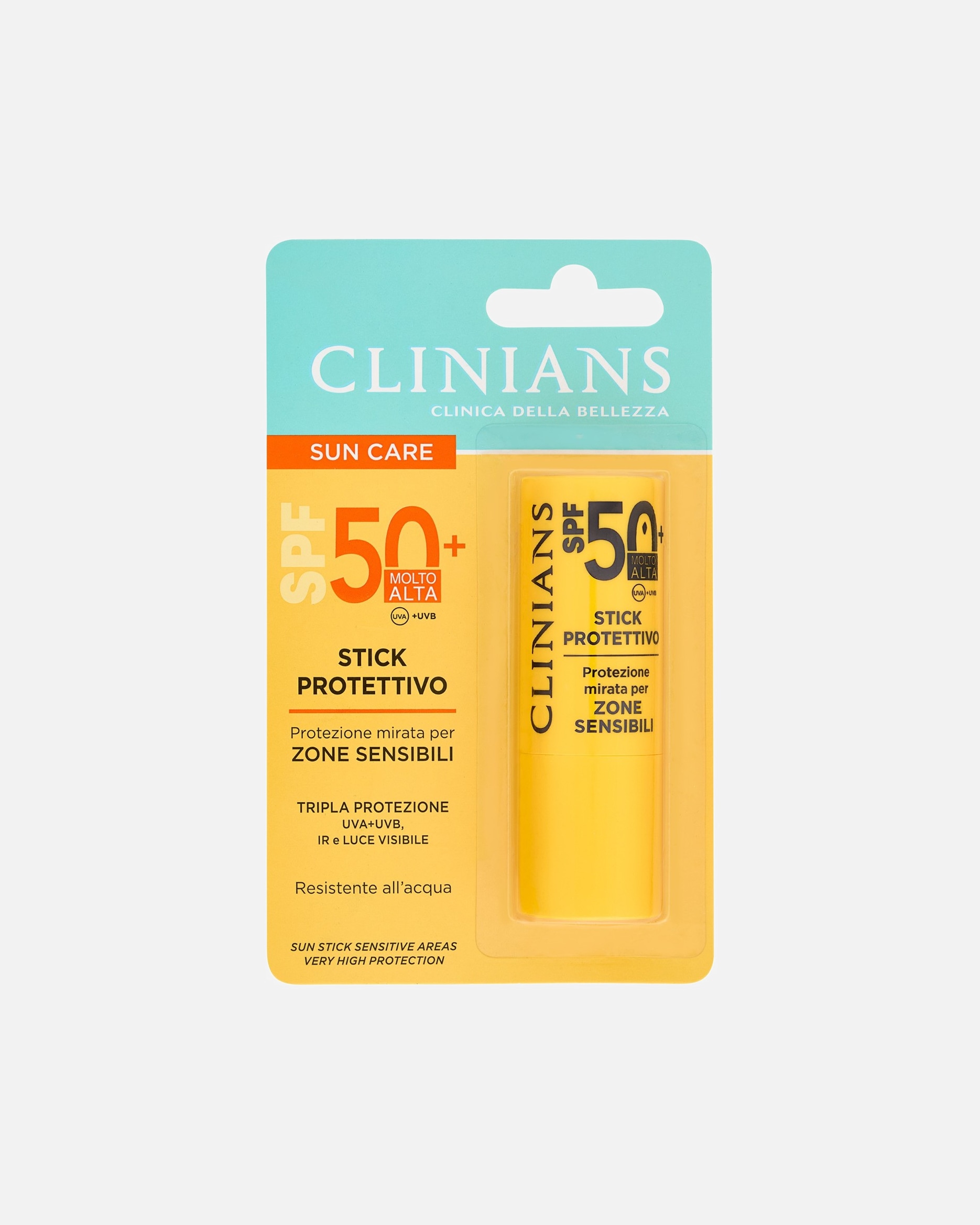 Crema solare di Unisex Clinians Stick Protettivo Zone Sensibili Spf50+ 125 ml