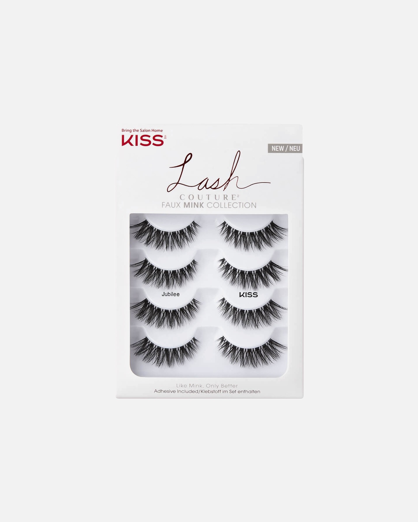Ciglia finte di Unisex Kiss Lash Couture Multi Pack- Jubilee 8 pz.
