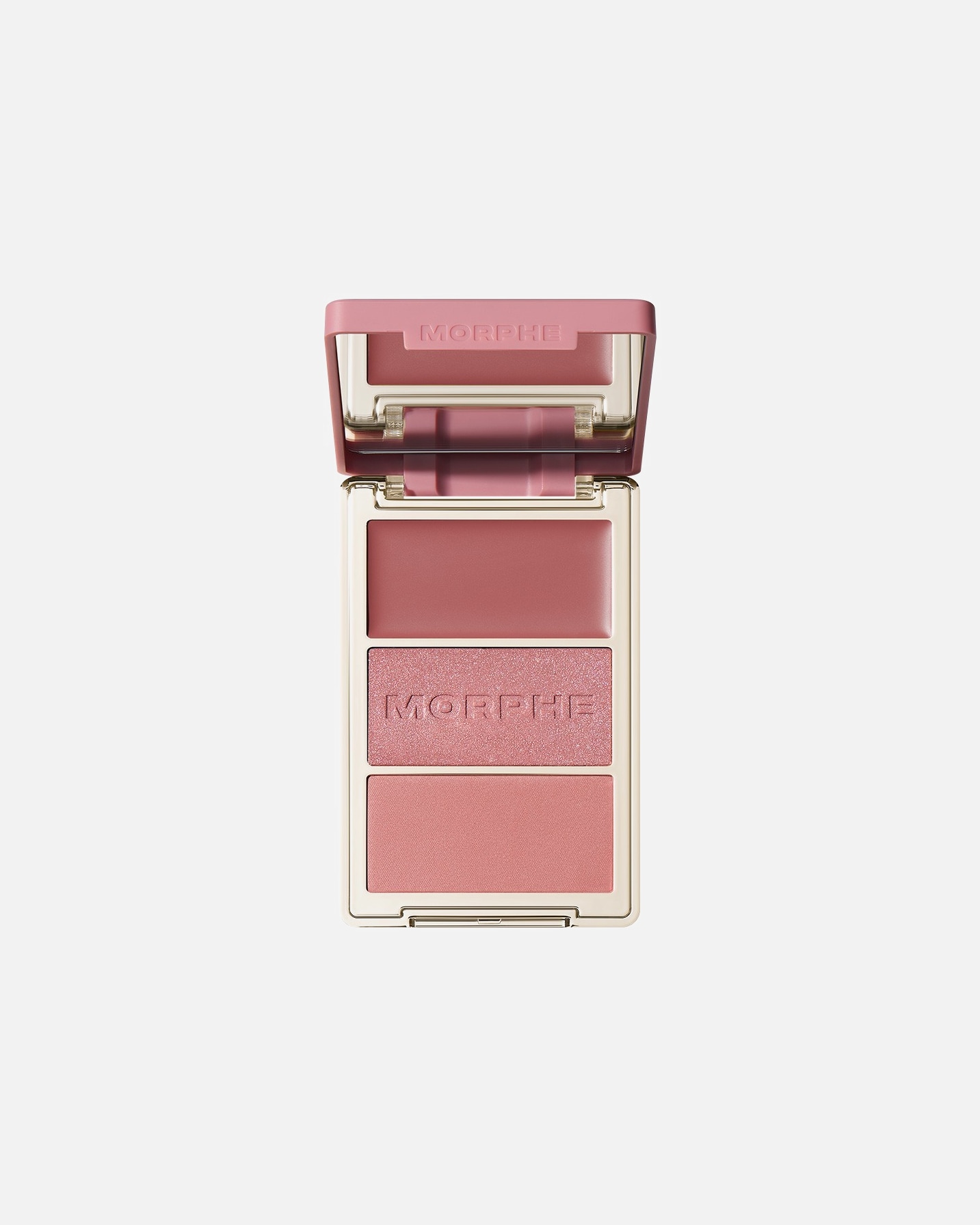 Blush di Unisex MORPHE CHEEK THRILLS MULTI-FINISH FACE TRIO HONEYMOON SUITE