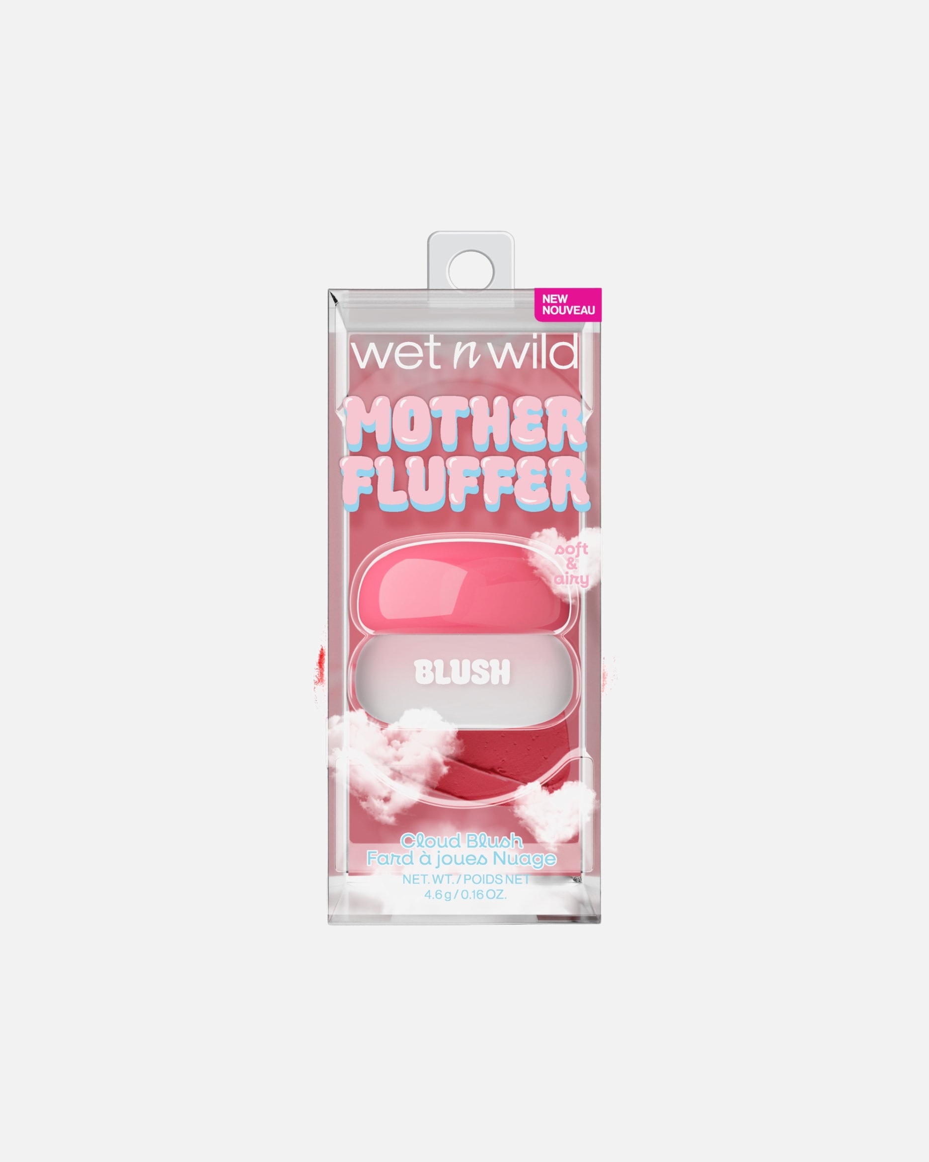 Blush di Unisex Wet n Wild Mother Fluffer Cloud blush Pink-a-boo