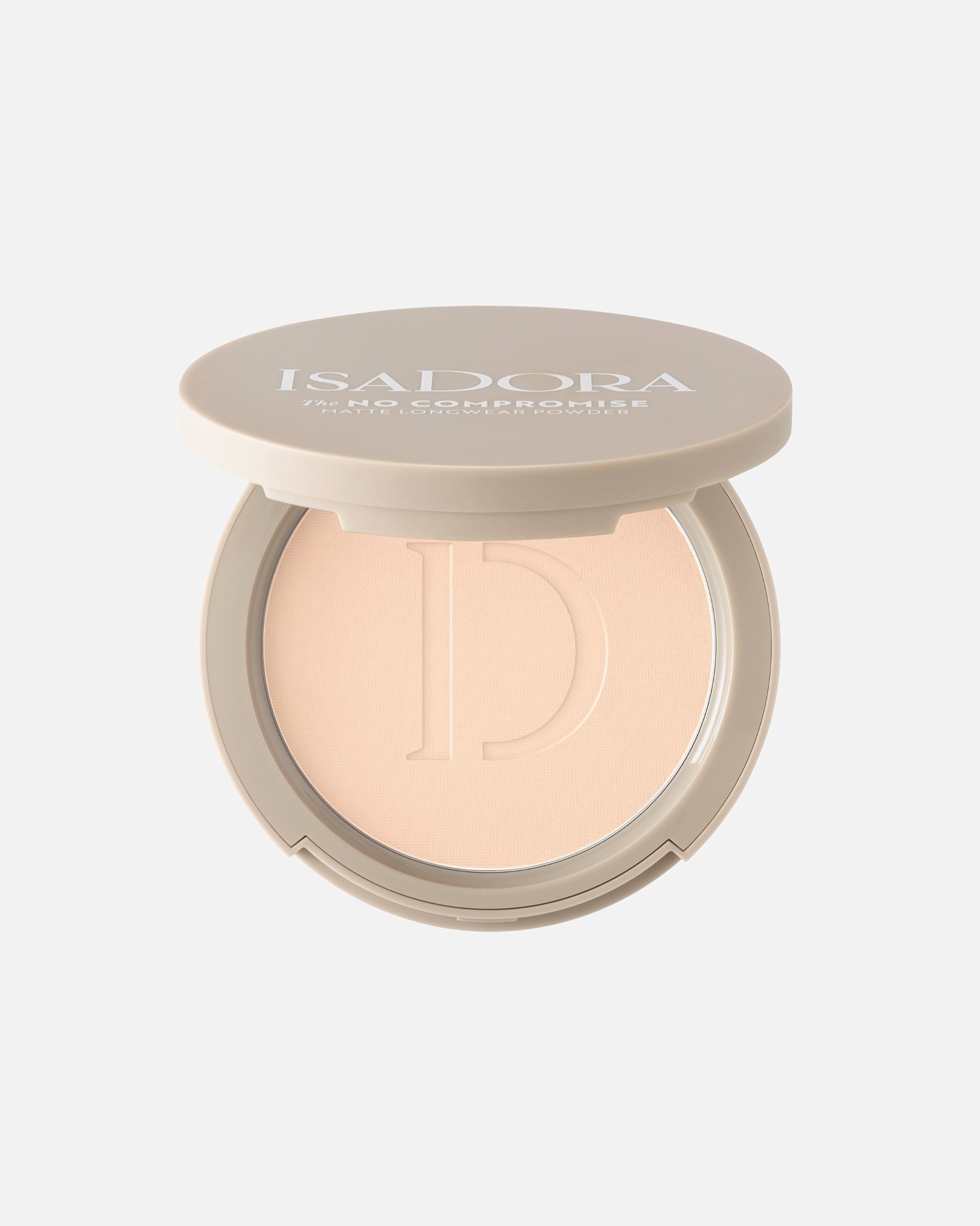 Cipria di Unisex Isadora The No Compromise Matte Longwear Powder 60 - NEUTRAL PORCELAIN