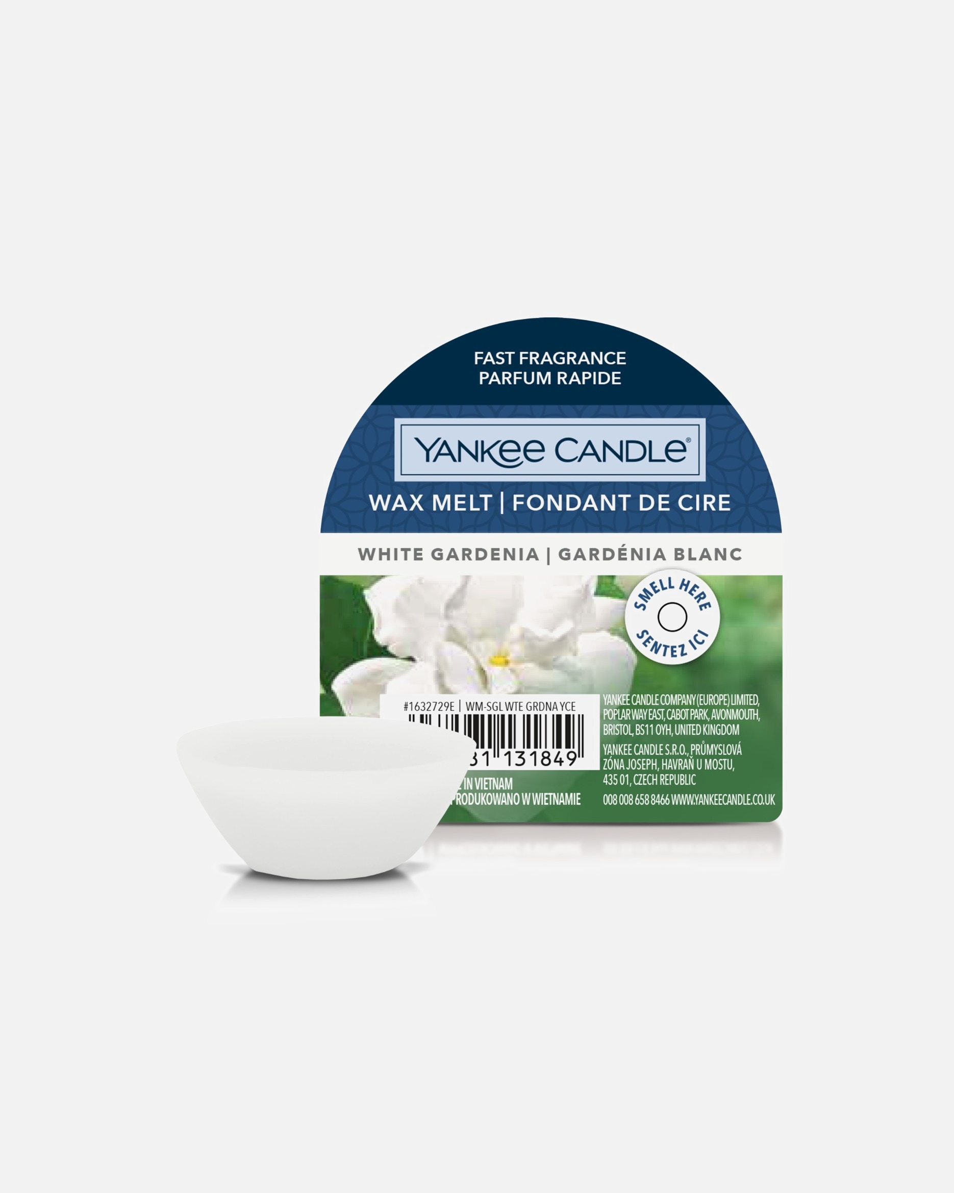 Candela di Unisex Yankee Candle Wax Melt 61 g - White Gardenia