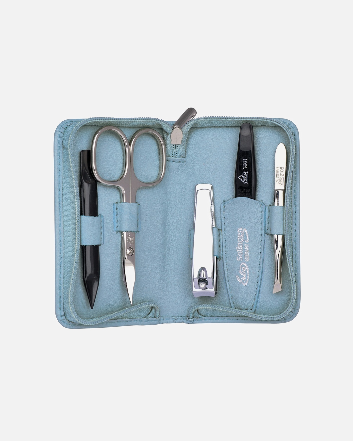 Astuccio di Unisex ERBE Siena Set manicure serie blu mare 1 pezzo